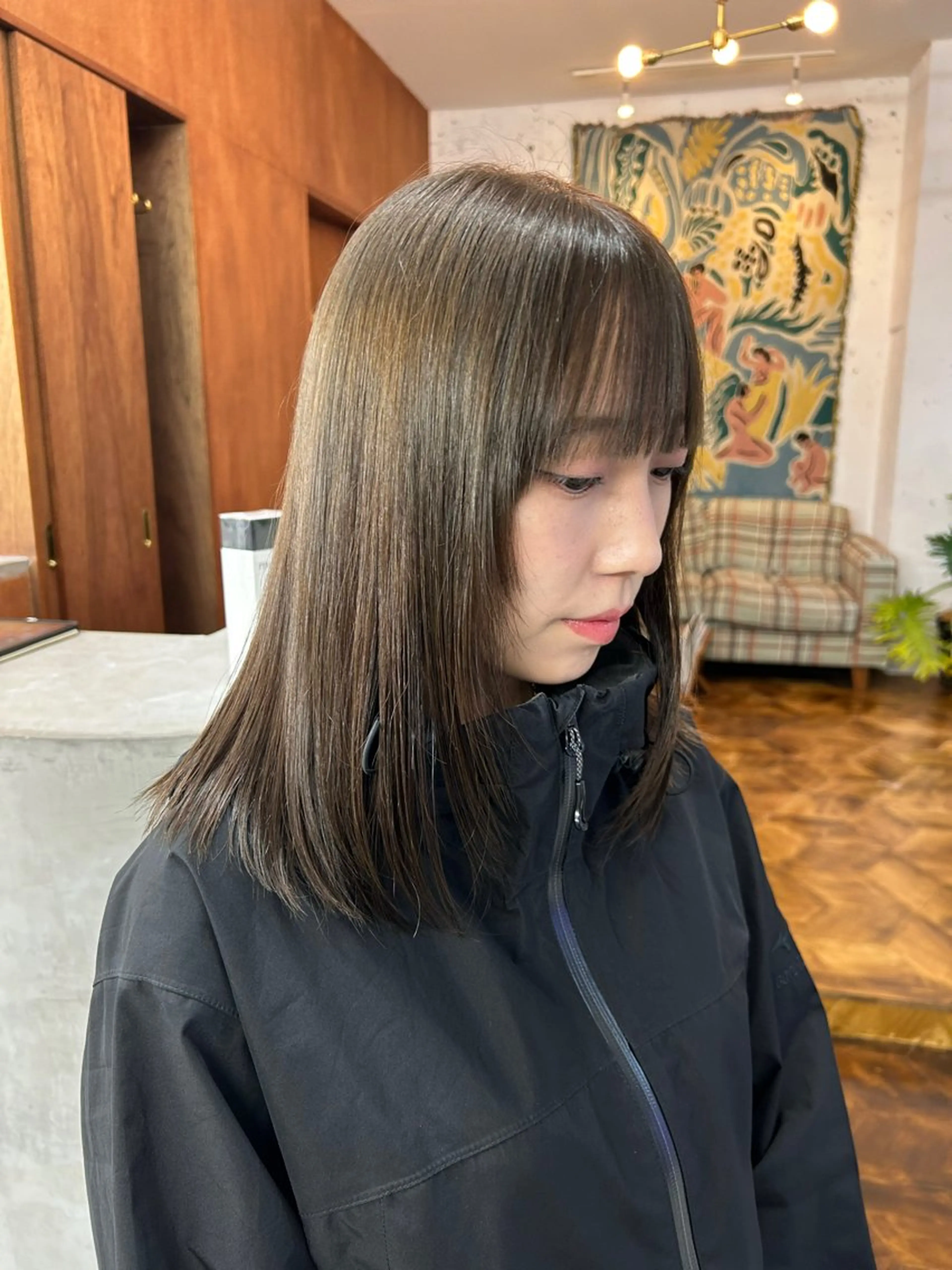 セミロング ハシモトタケル🌿 ボブ/レイヤーカットのヘアスタイル