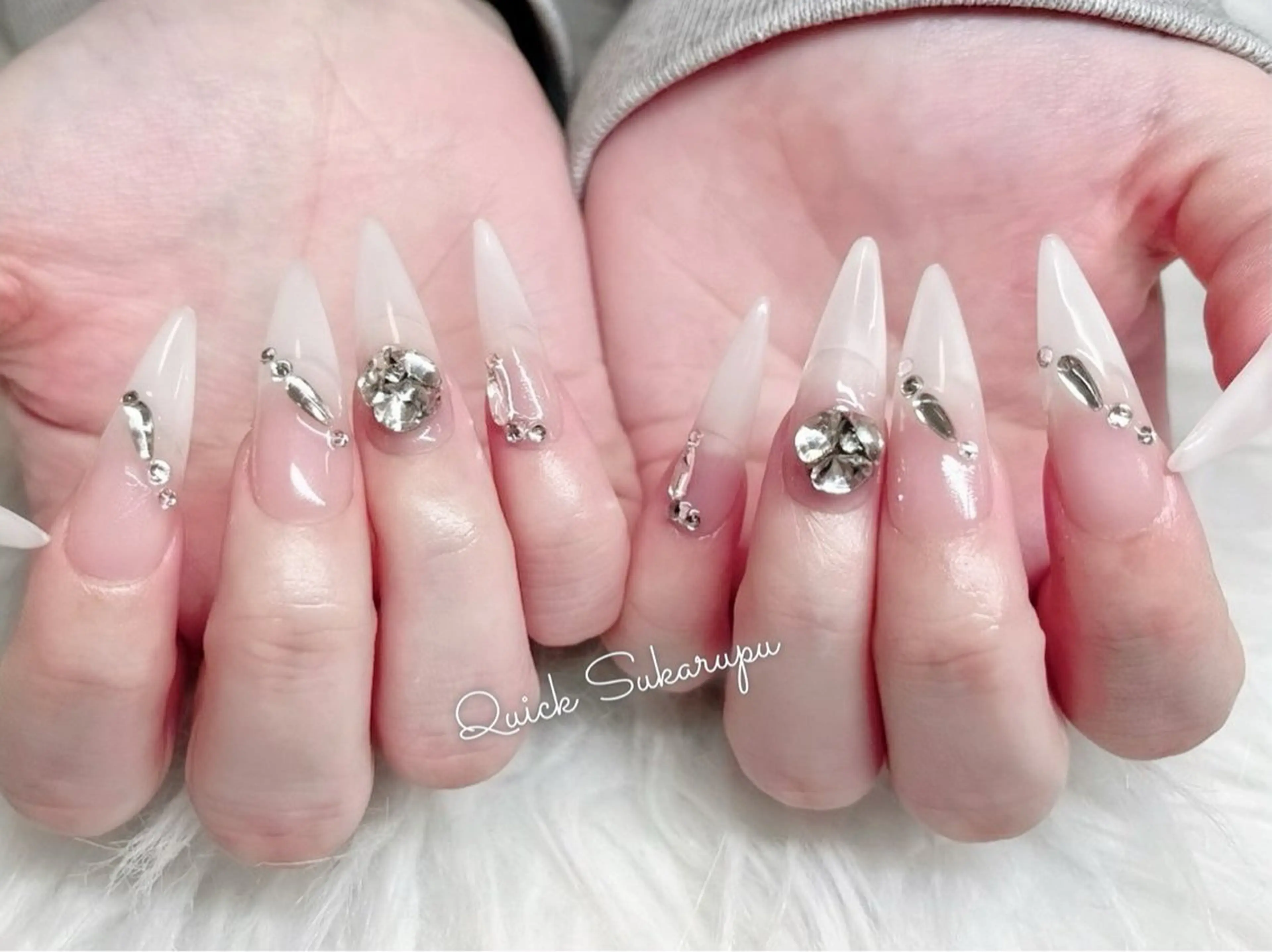 ロング Quick Sukarupuのネイルデザイン