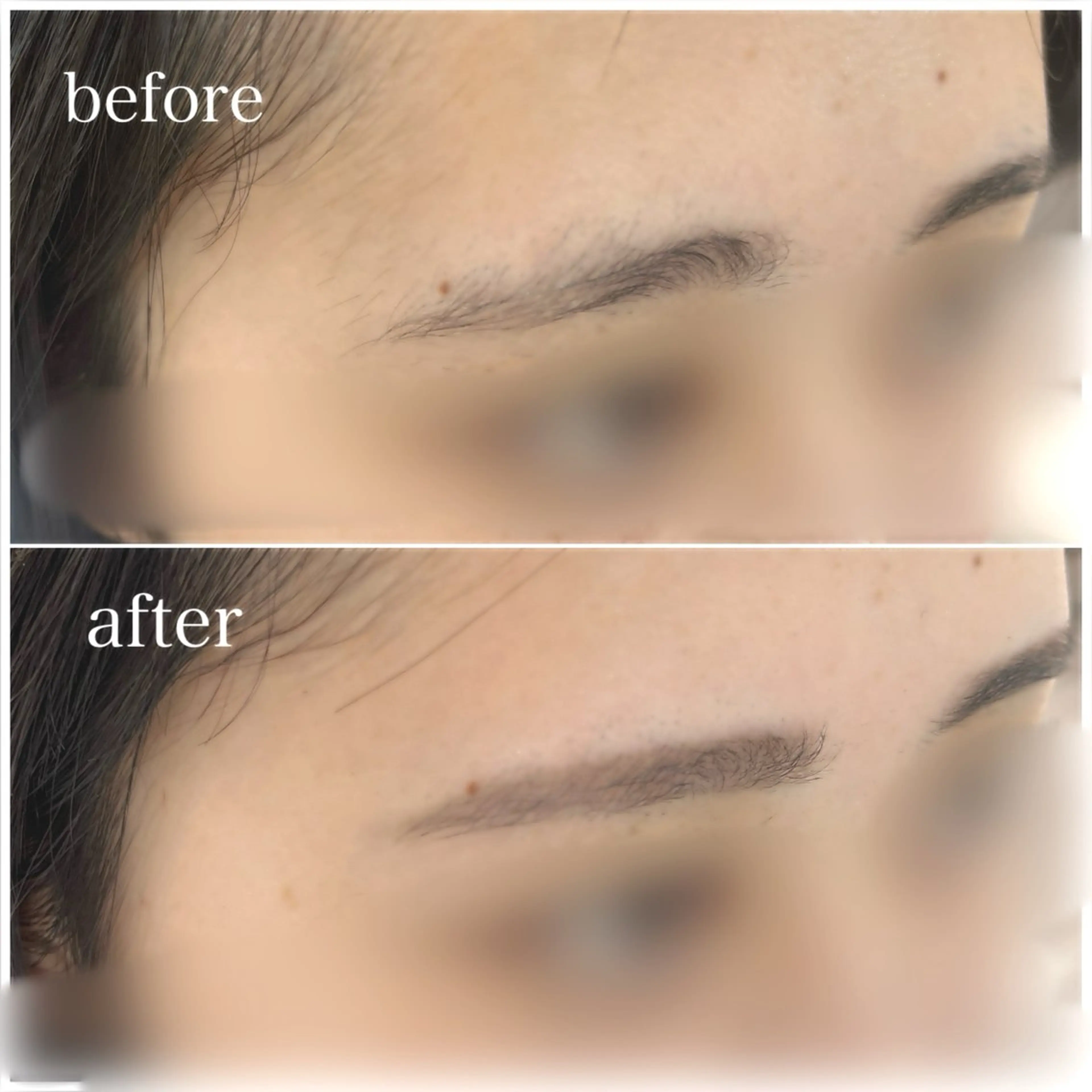 アイブロウ 4月オーディション 目前/荒堀 結香のヘアスタイル