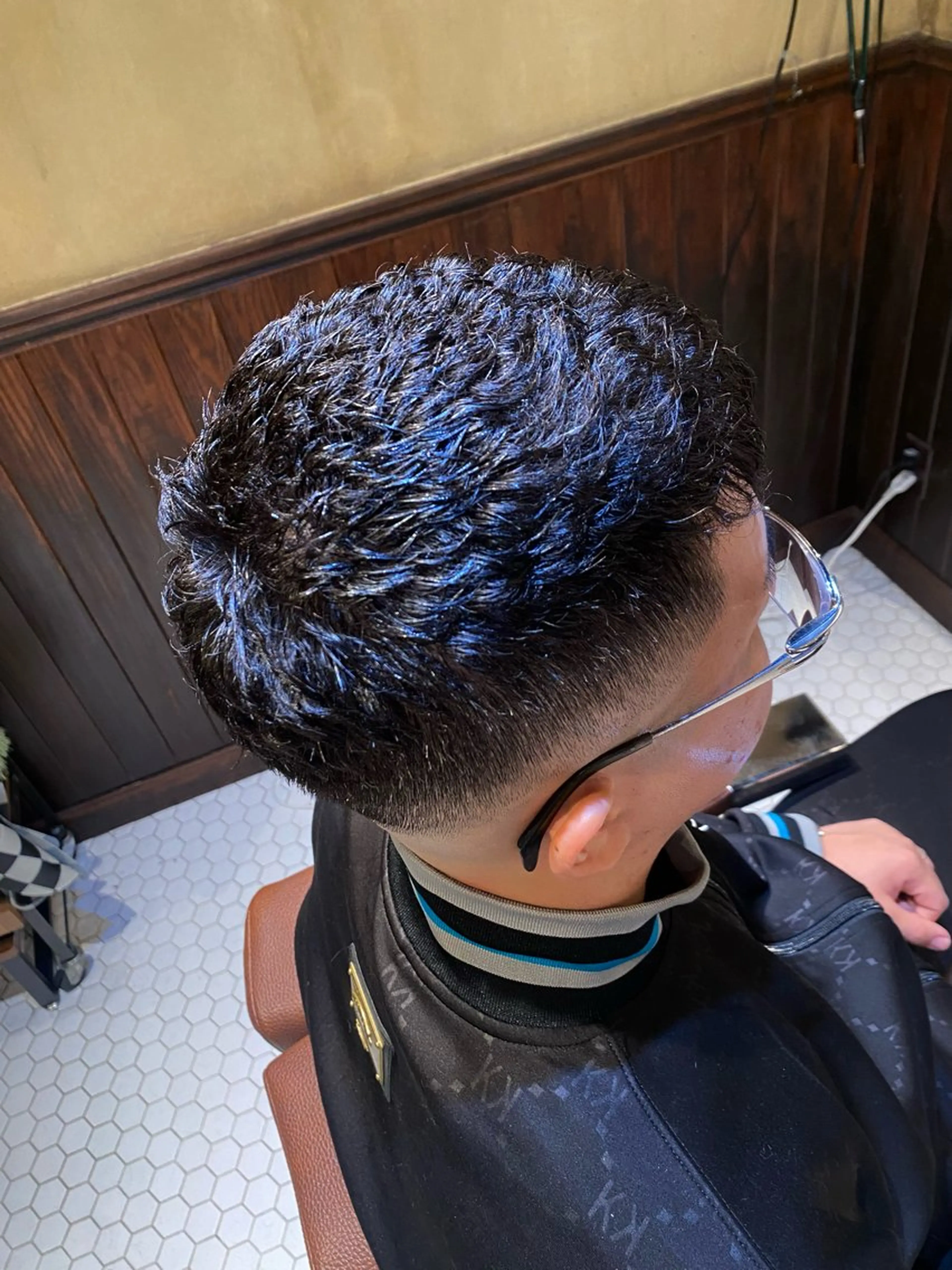 ショート パーマ メンズ El BARBEROのヘアスタイル