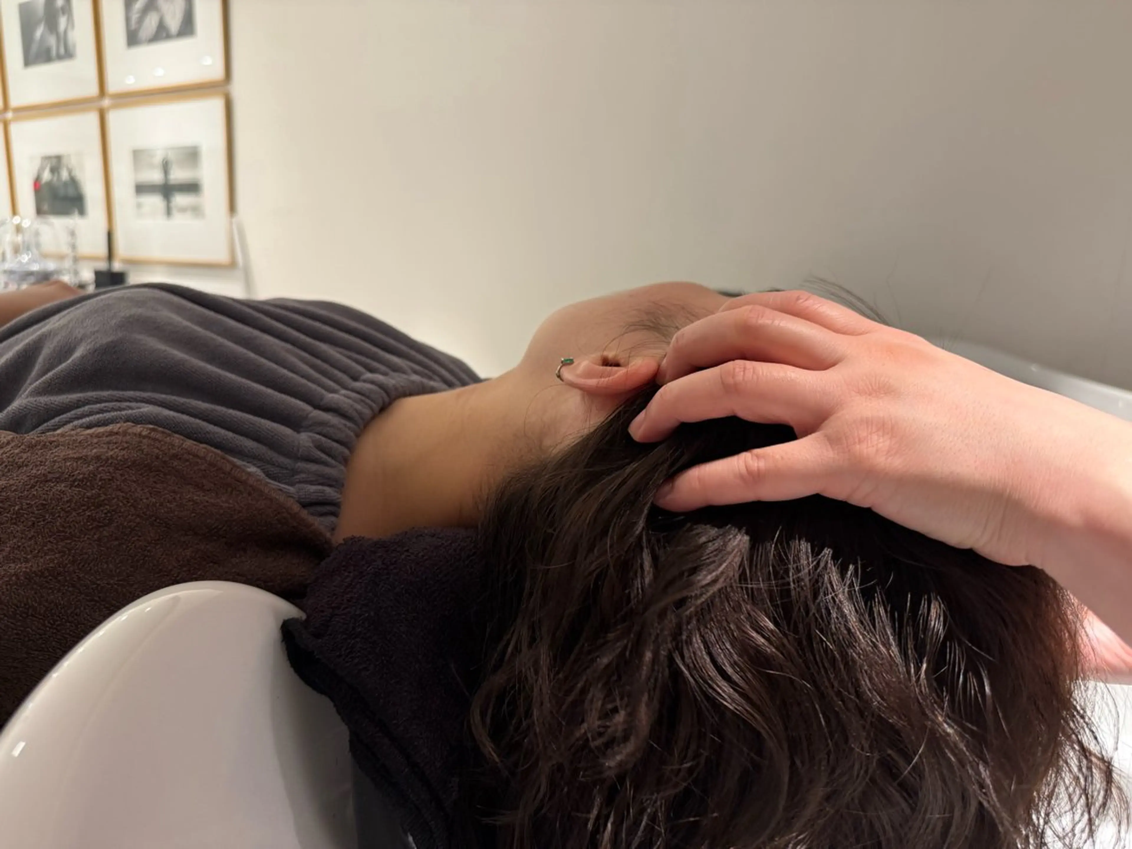 完全個室ヘッドスパ 艶カラー🌙FUKUのヘアスタイル