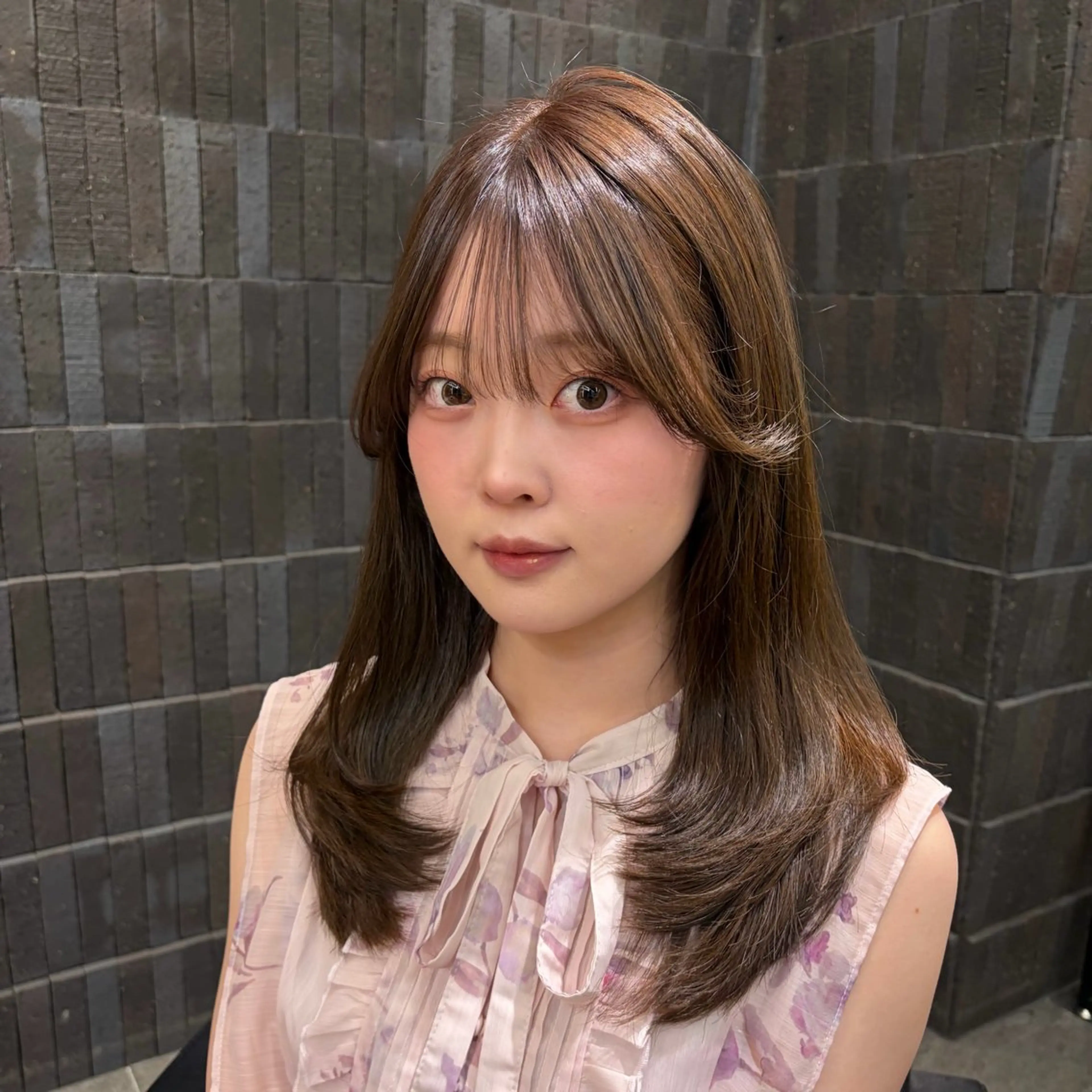 ロング 韓国風ヘア レイヤーカット 似合わせカット カット ヘアカラー レイヤーカット 🌻AOI🌻のヘアスタイル
