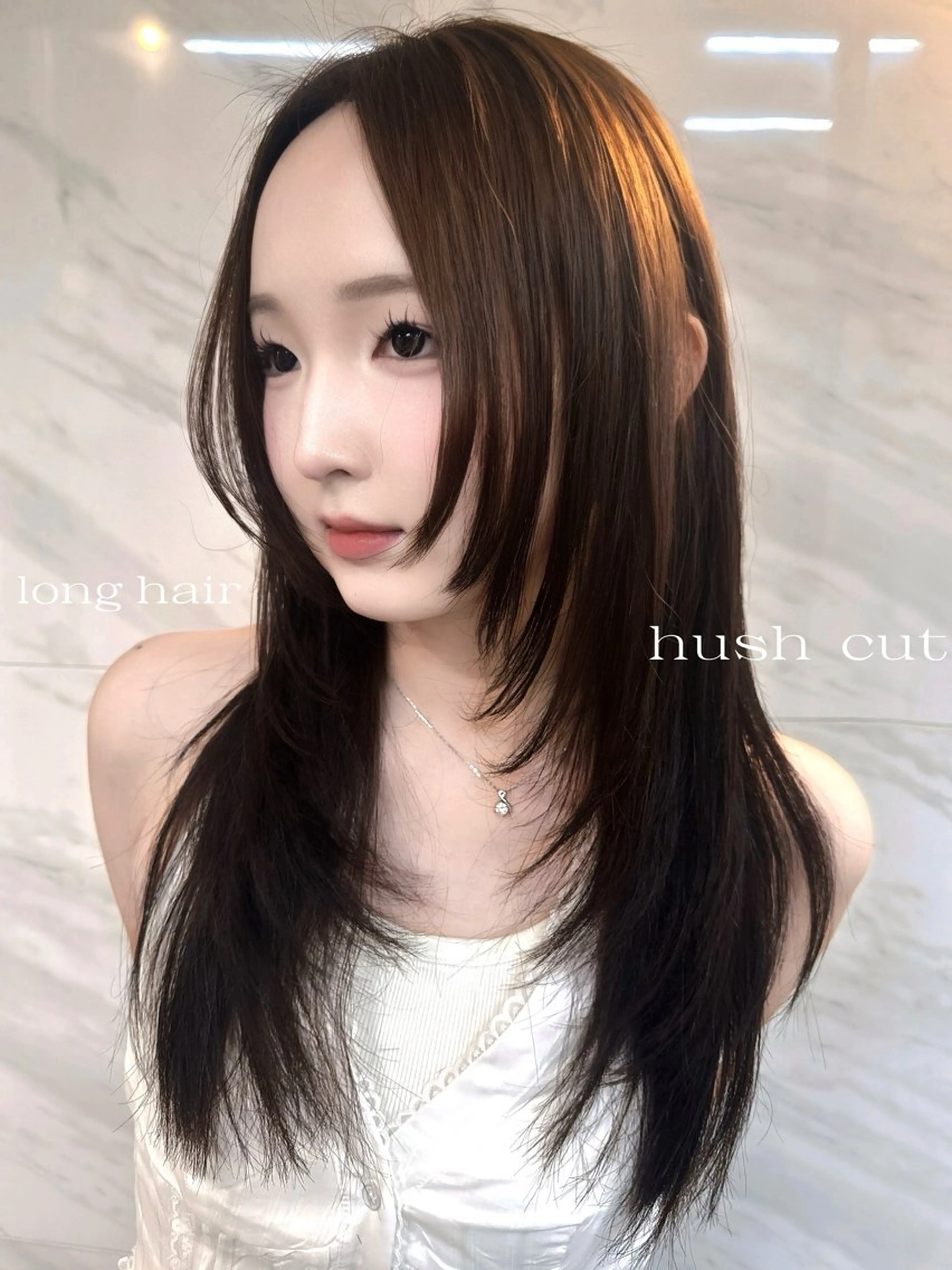 【本格韓国style🇰🇷】韓国カラー➕韓国カット➕韓国トリートメント➕炭酸marbb付き🫧の写真