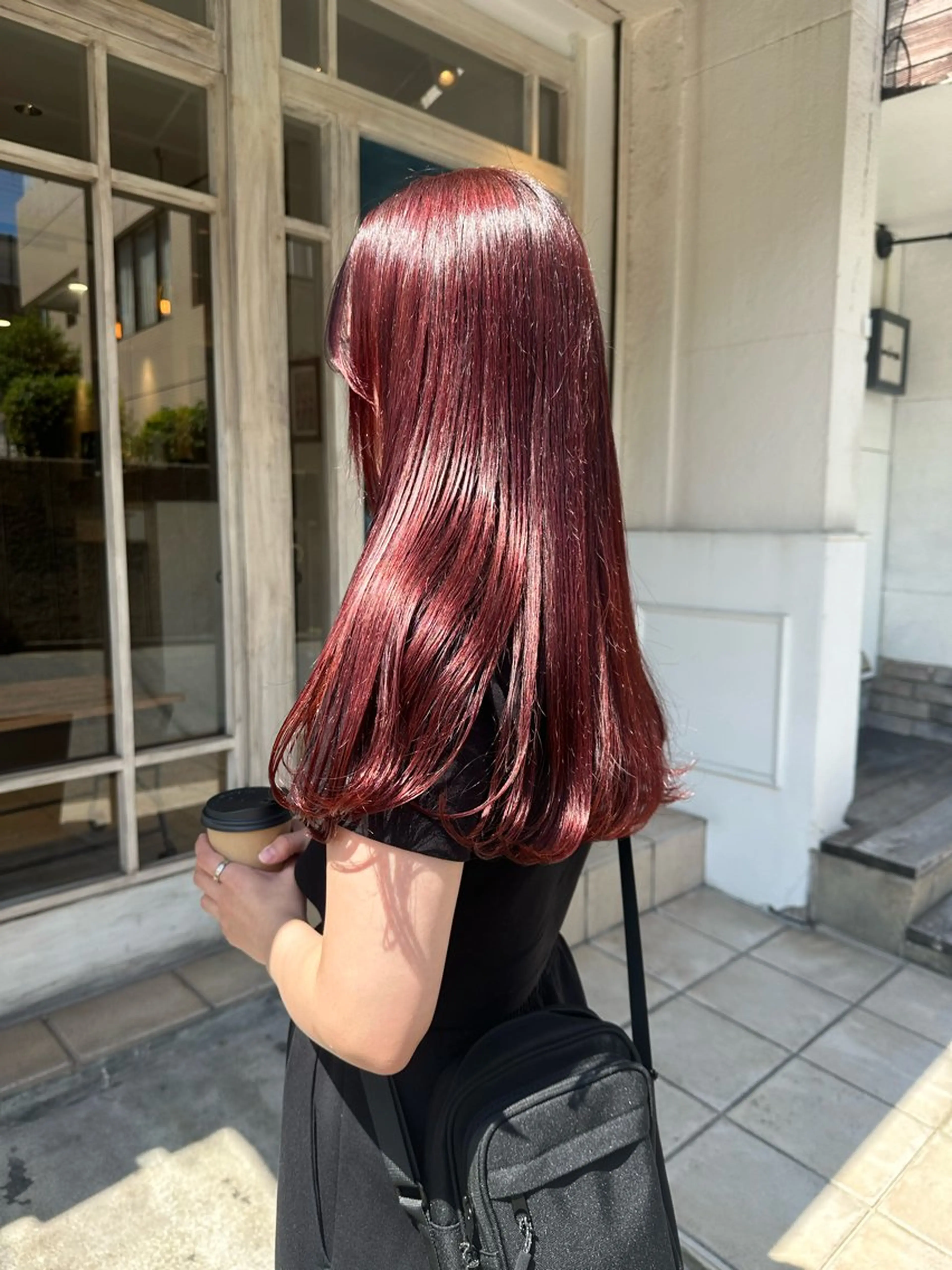 セミロング ケアカラー トリートメント ヘアカラー トリートメント Manaka🟤 今泉　Musiiikのヘアスタイル