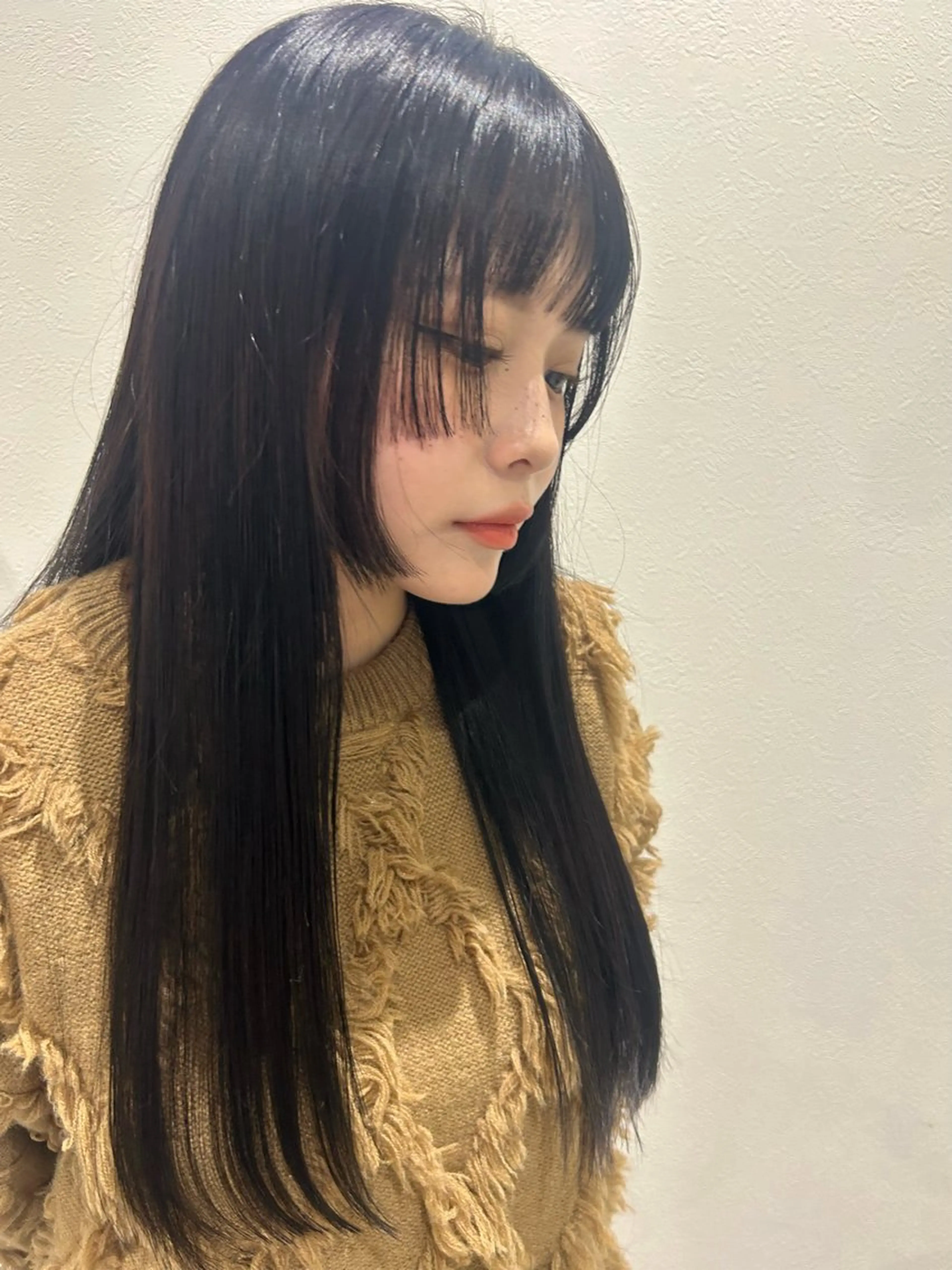 ロング カラー 髪質改善 トリートメント VISUALIST所属・小倉/レイヤー/ 顔周りカット/naoのヘアスタイル