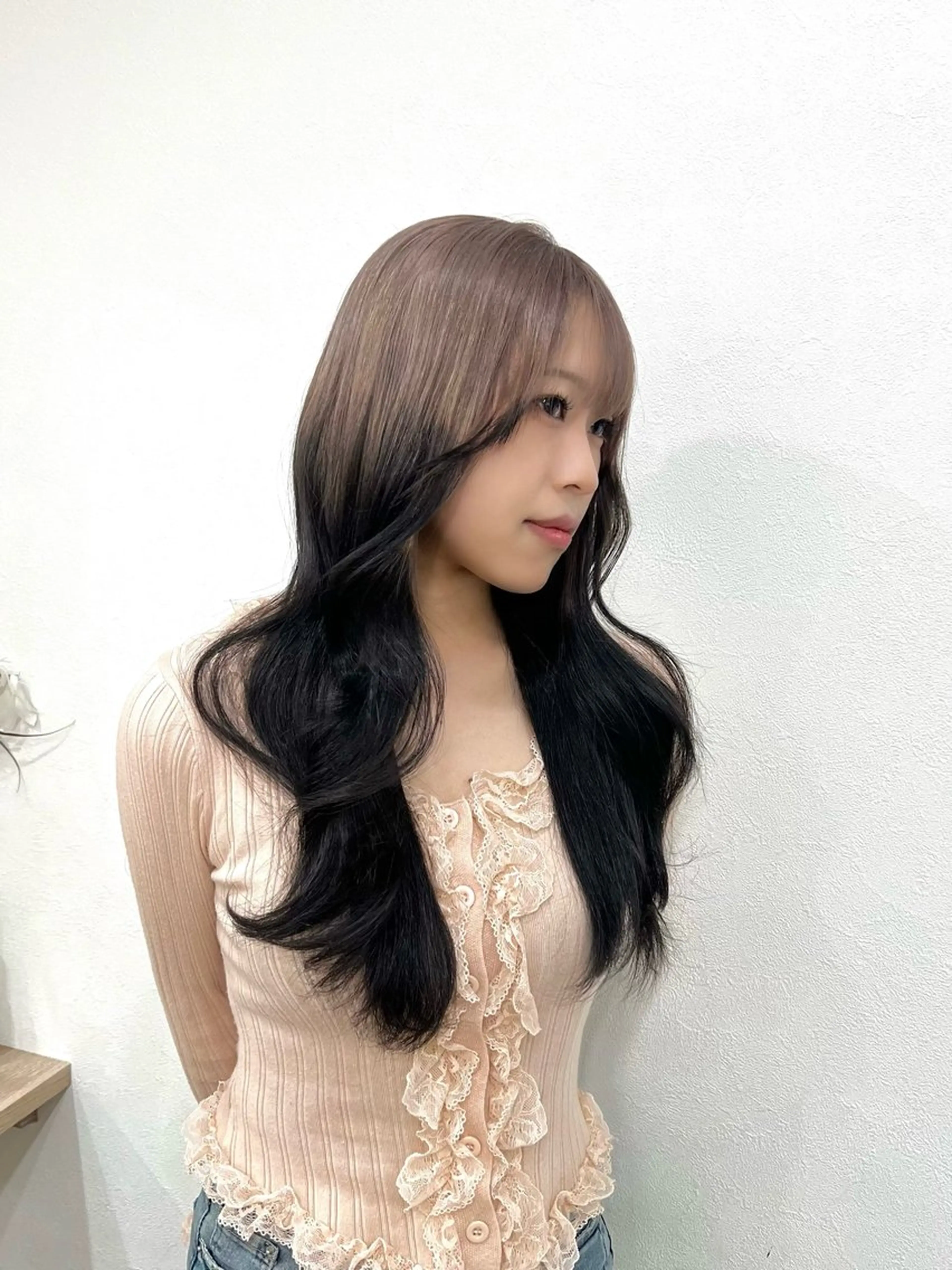 ロング カラー デザインカラー ヘアカラー TOKI mahoのヘアスタイル