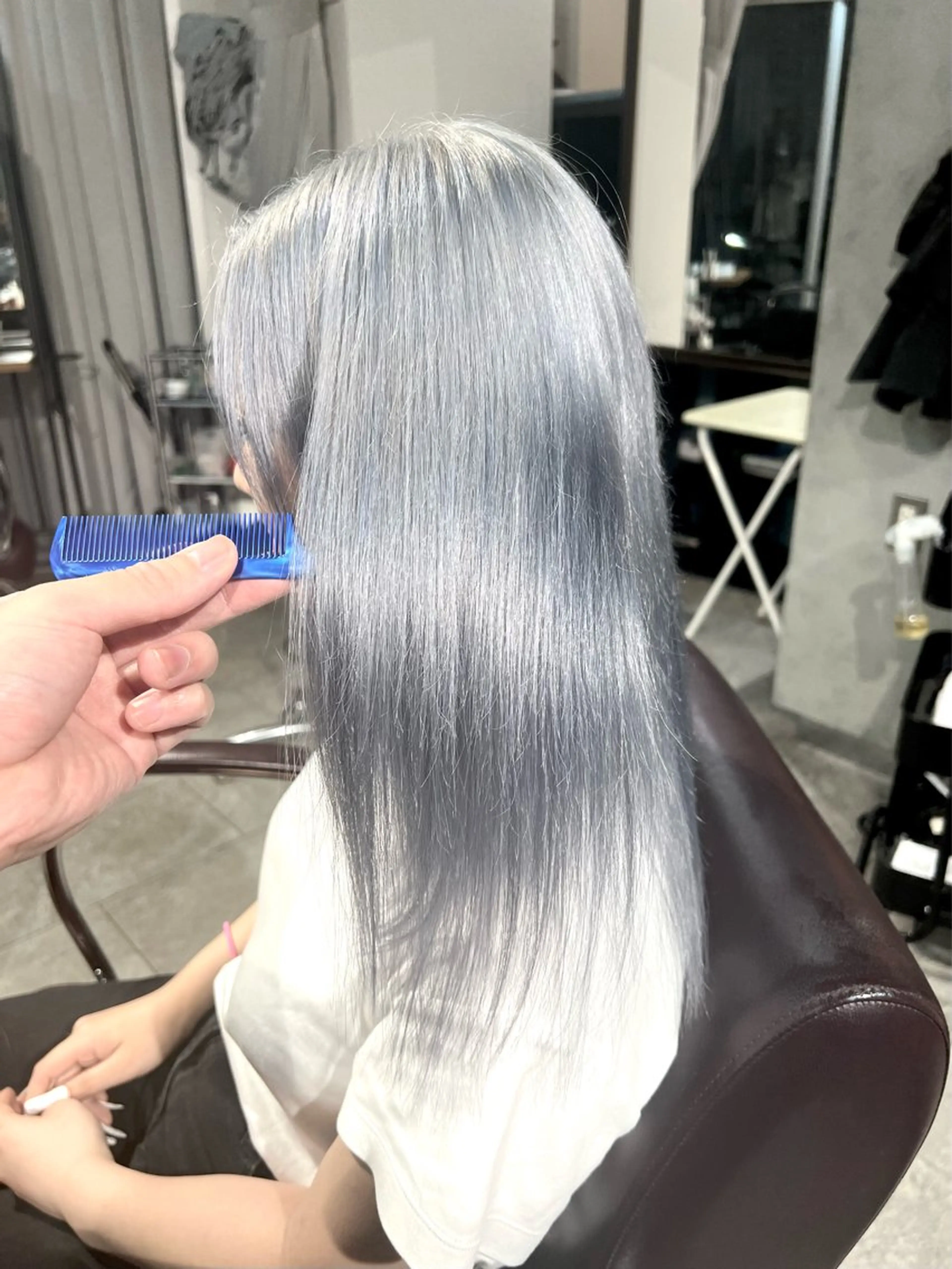 セミロング カラー ヘアアレンジ ヘアカラー トリートメント ヘアセット 🌈インナーカラー ‘ショウマ’🌈のヘアスタイル