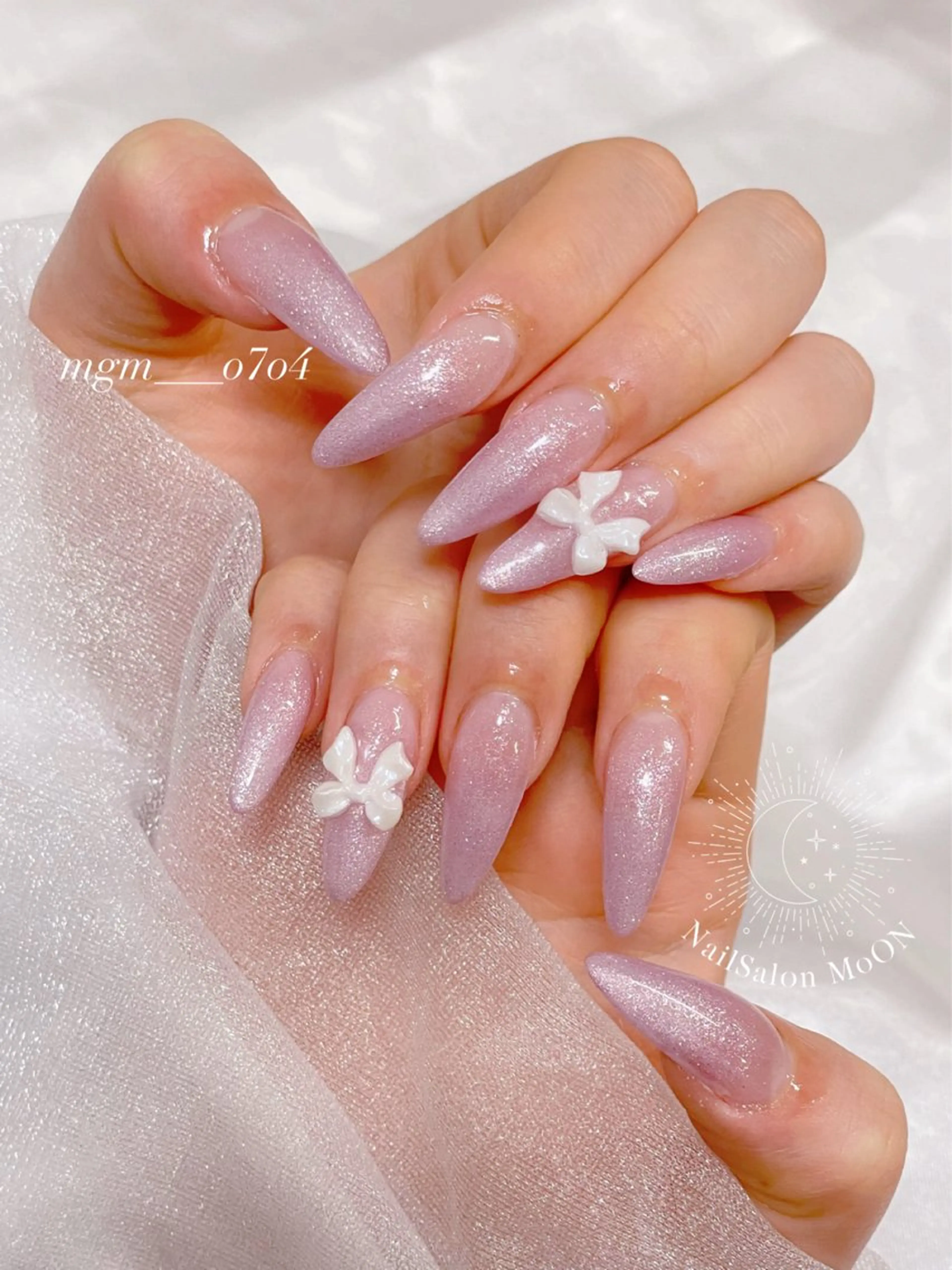 ハンドネイル ハンドケア MoON...❤︎ MeGuのネイルデザイン