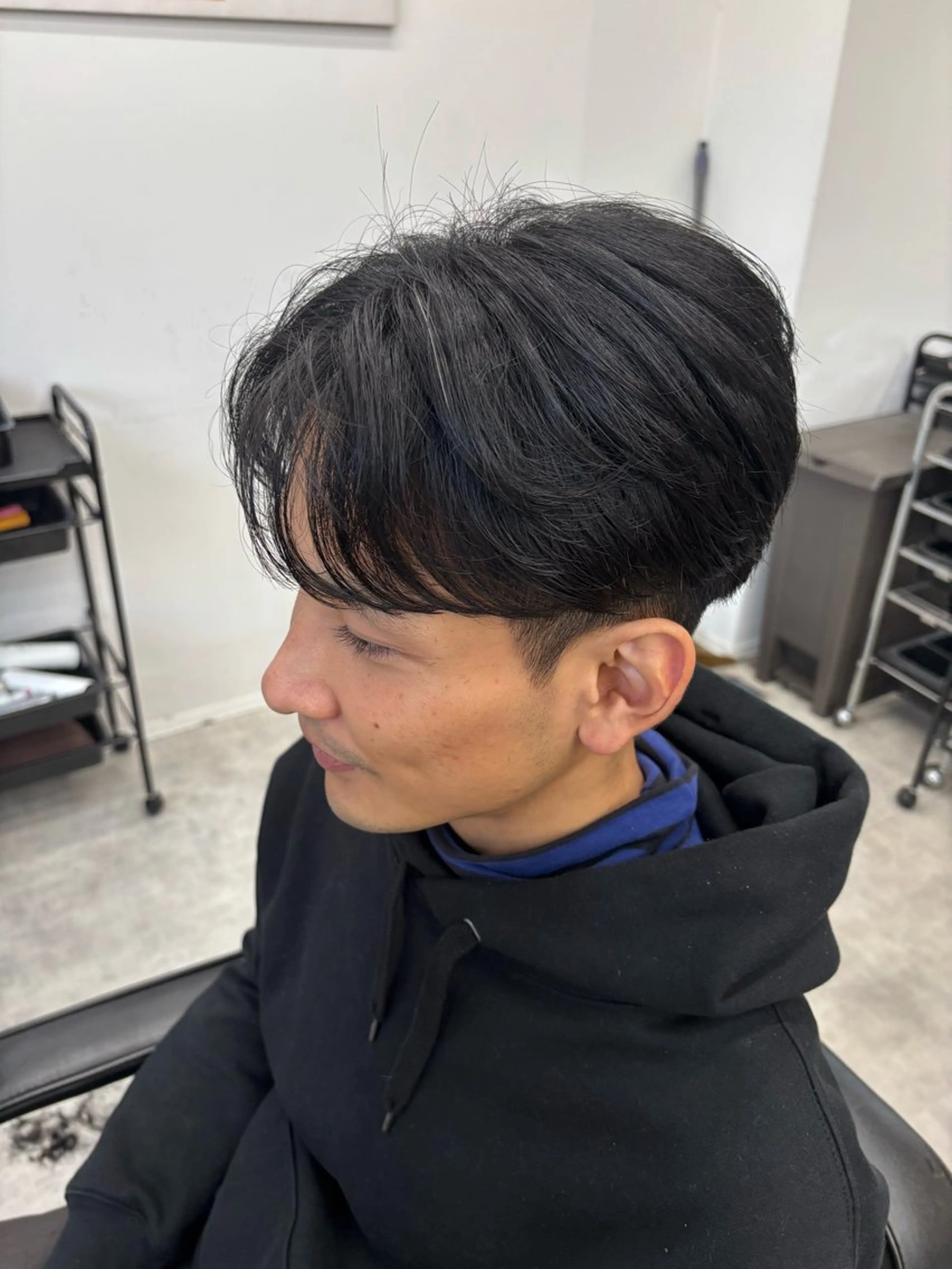 【ご新規様限定📣】🔥メンズパーマに飽きた方はこれ！🔥骨格矯正カット＋パーマ落とし🌿‬の写真