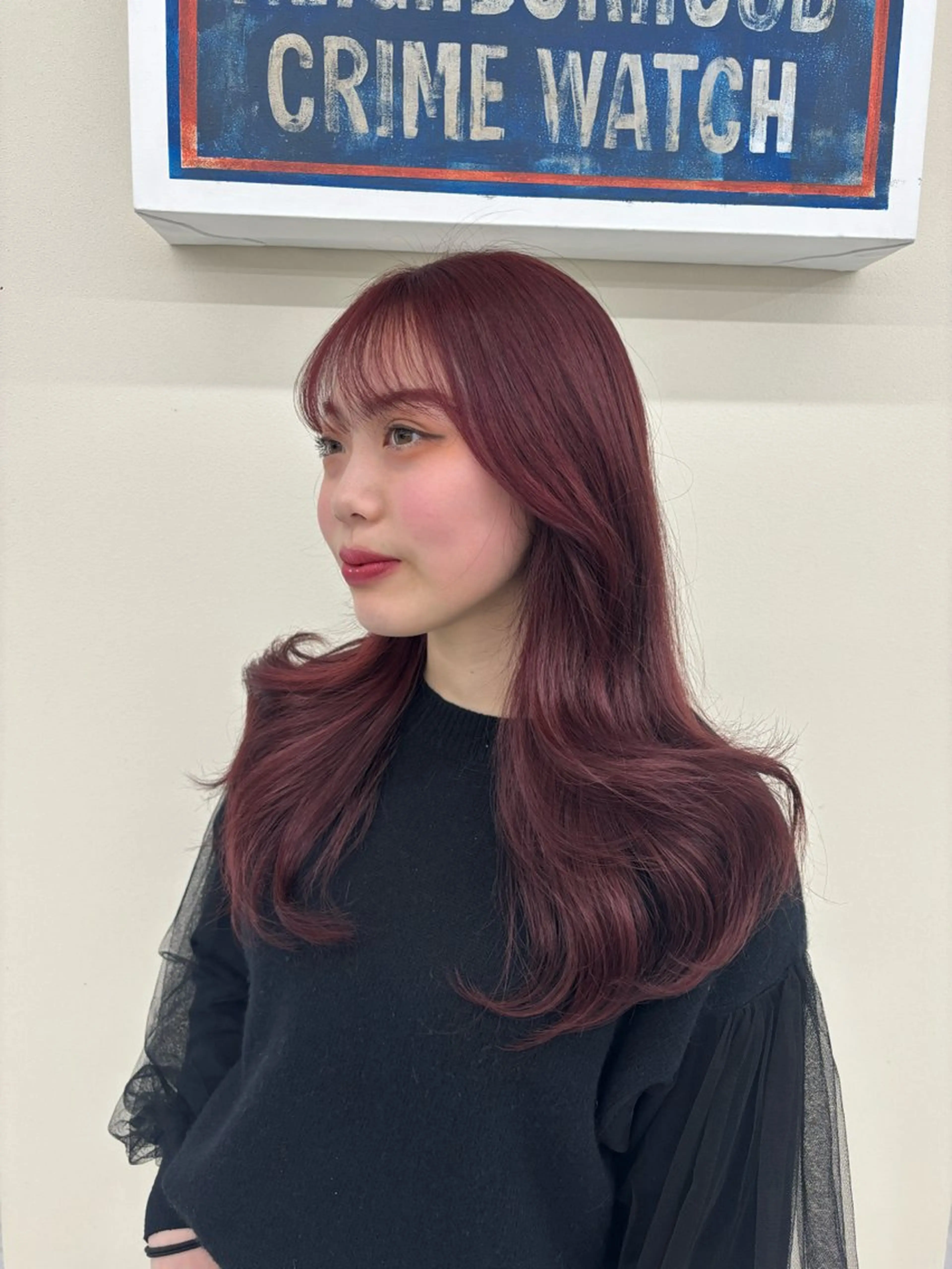 ロング カット ヘアカラー トリートメント レイヤーカット/髪質 改善/momo🎀のヘアスタイル