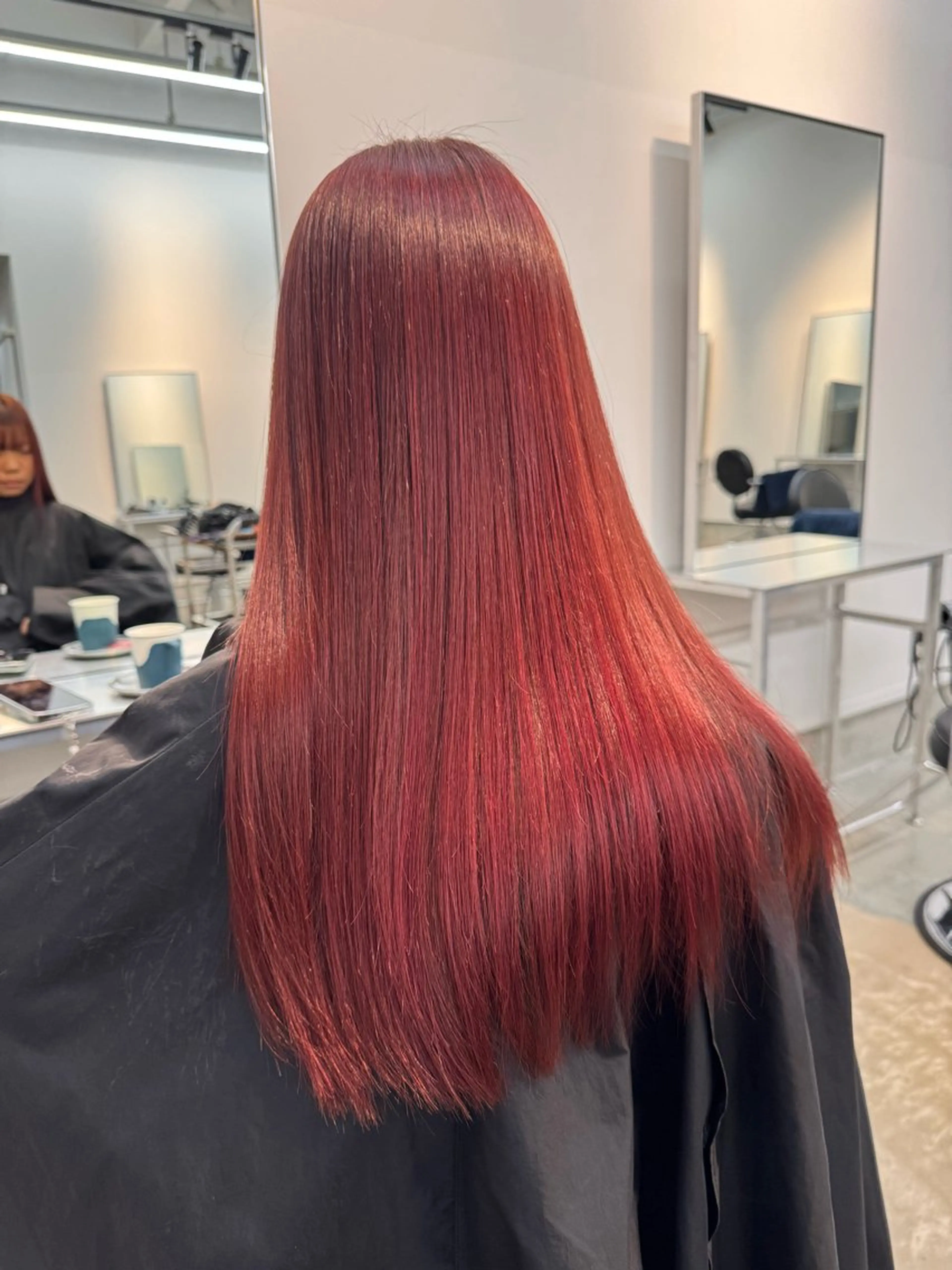 ロング カラー ヘアカラー HAFU itsukiのヘアスタイル