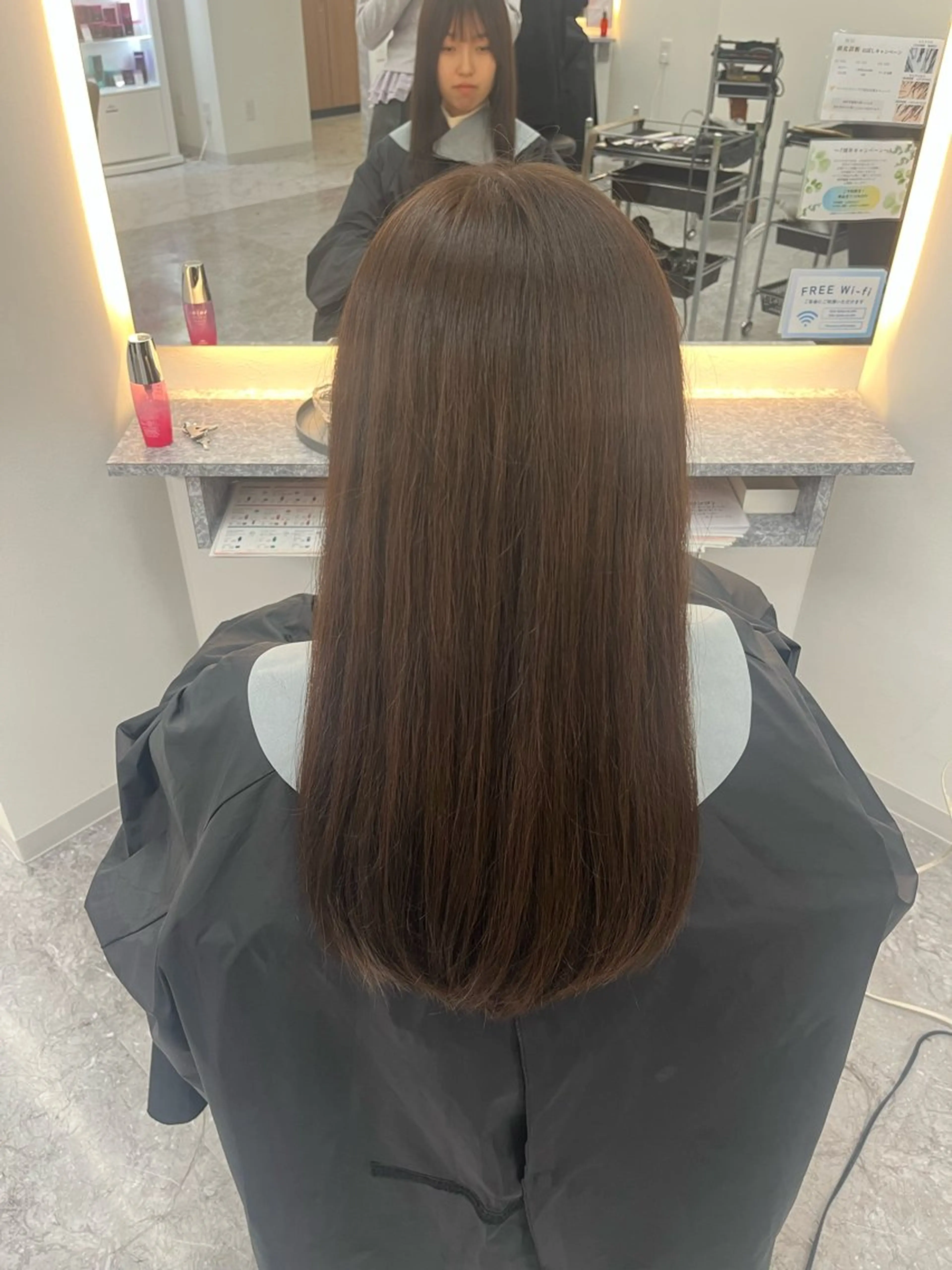 ロング 骨格/顔型/診断/ 伏見/伊藤桃花のヘアスタイル