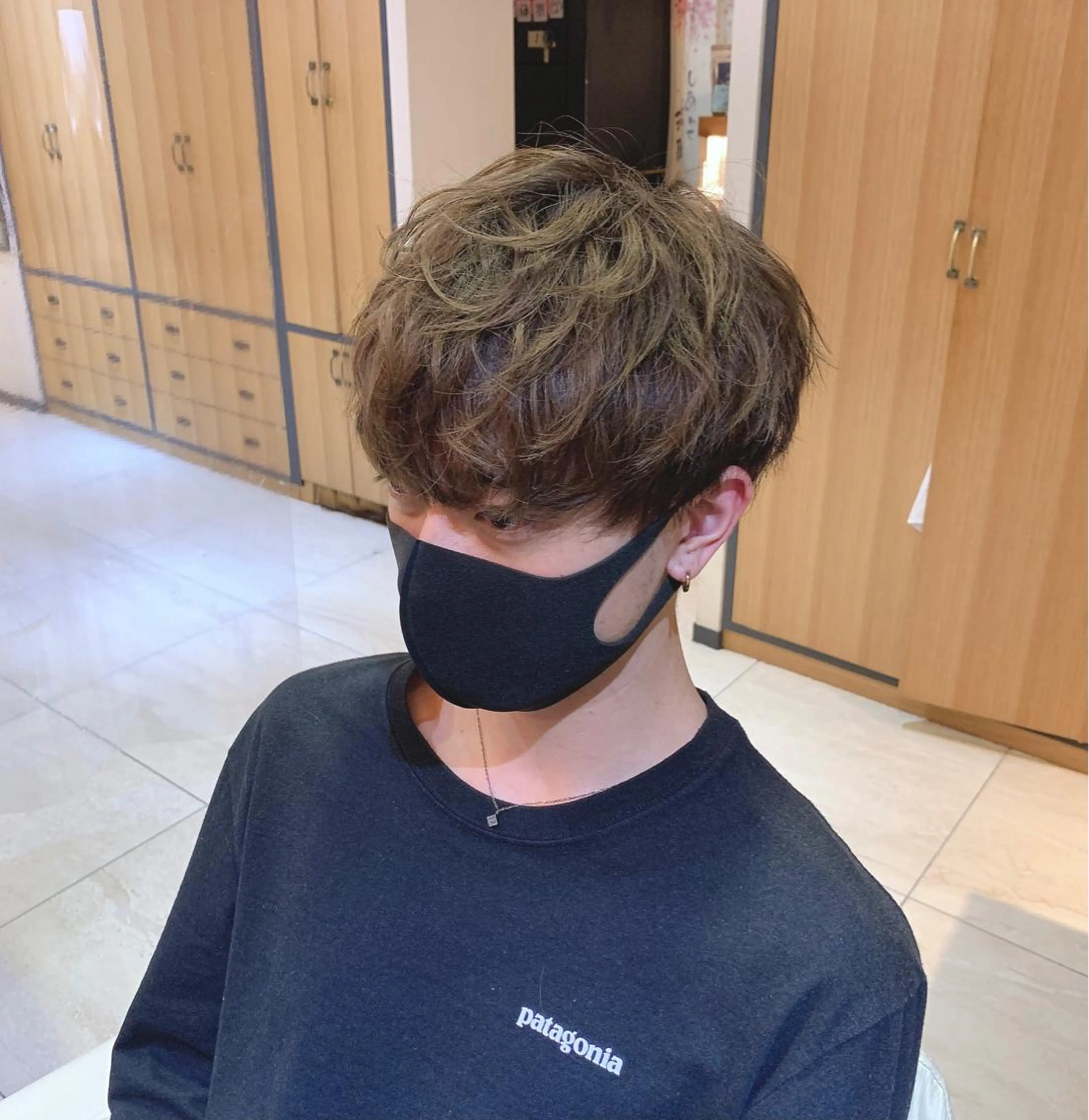 ヘアアレンジ メンズ 韓国風🇰🇷うる艶 レイヤー/海青🫧のヘアスタイル
