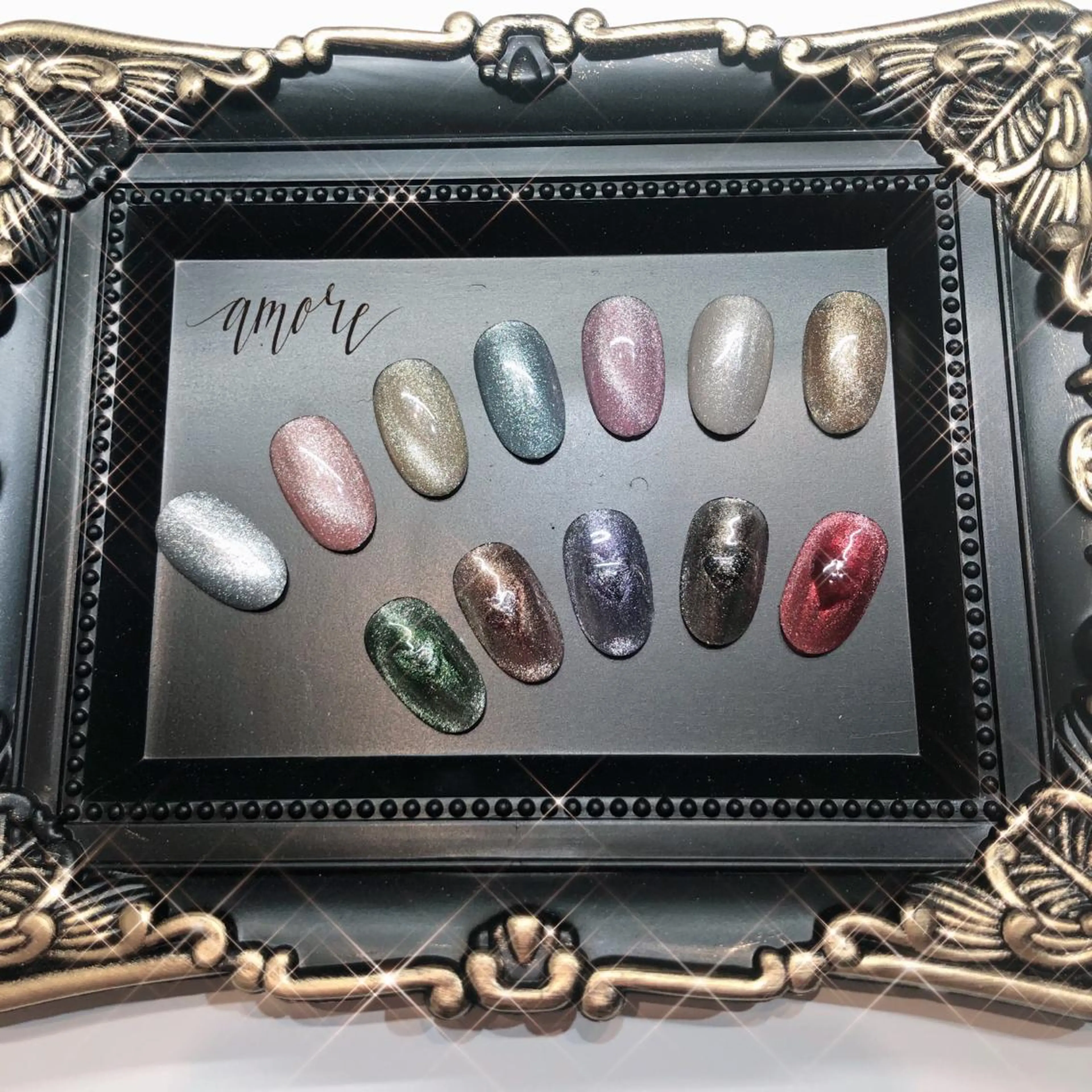 ネイル マグネットネイル You kyehwaのネイルデザイン