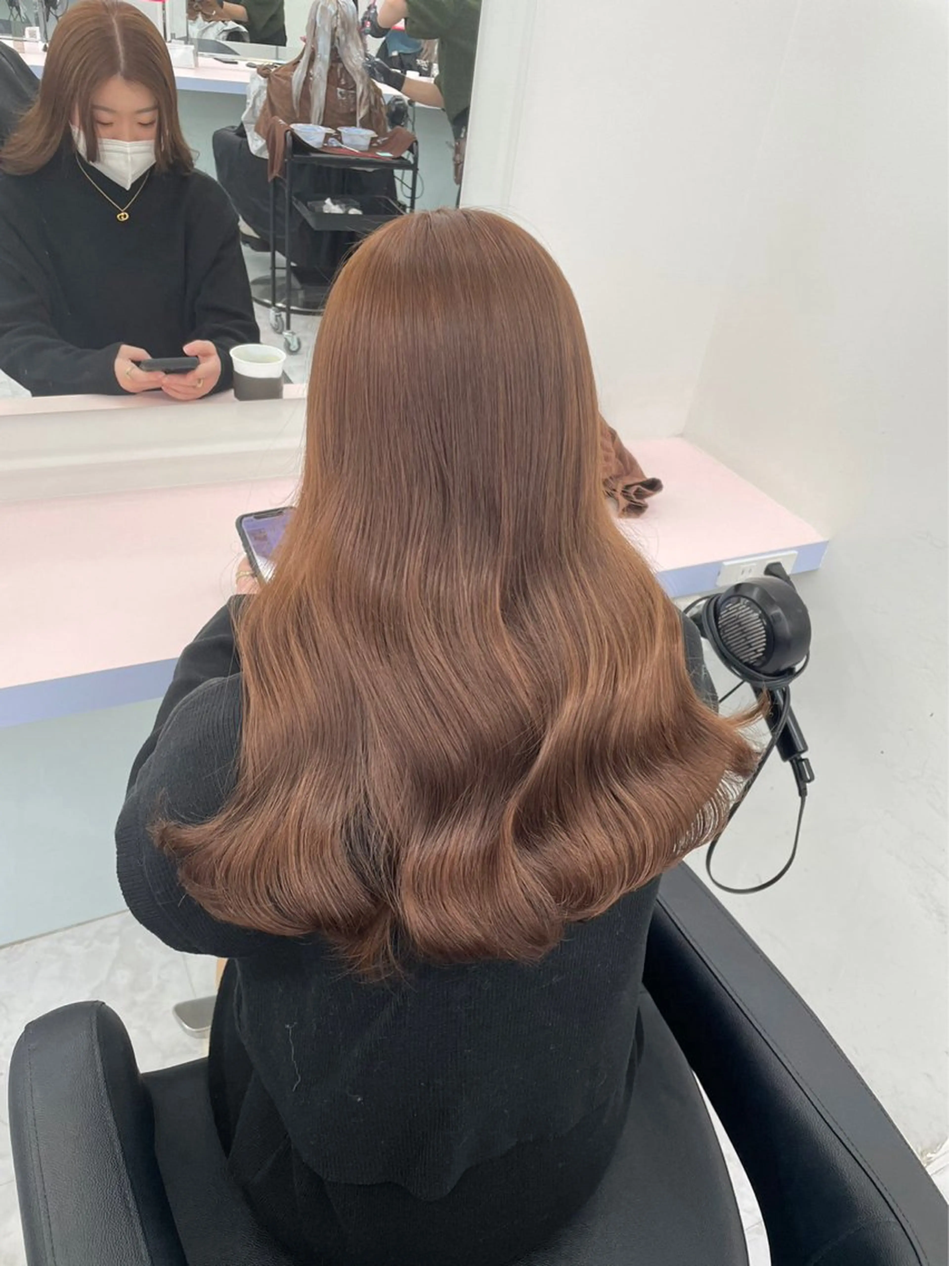 ロング カラー パーマ ヘアアレンジ メンズ 🤍透明感カラー🤍 似合わせ🤍AINEのヘアスタイル