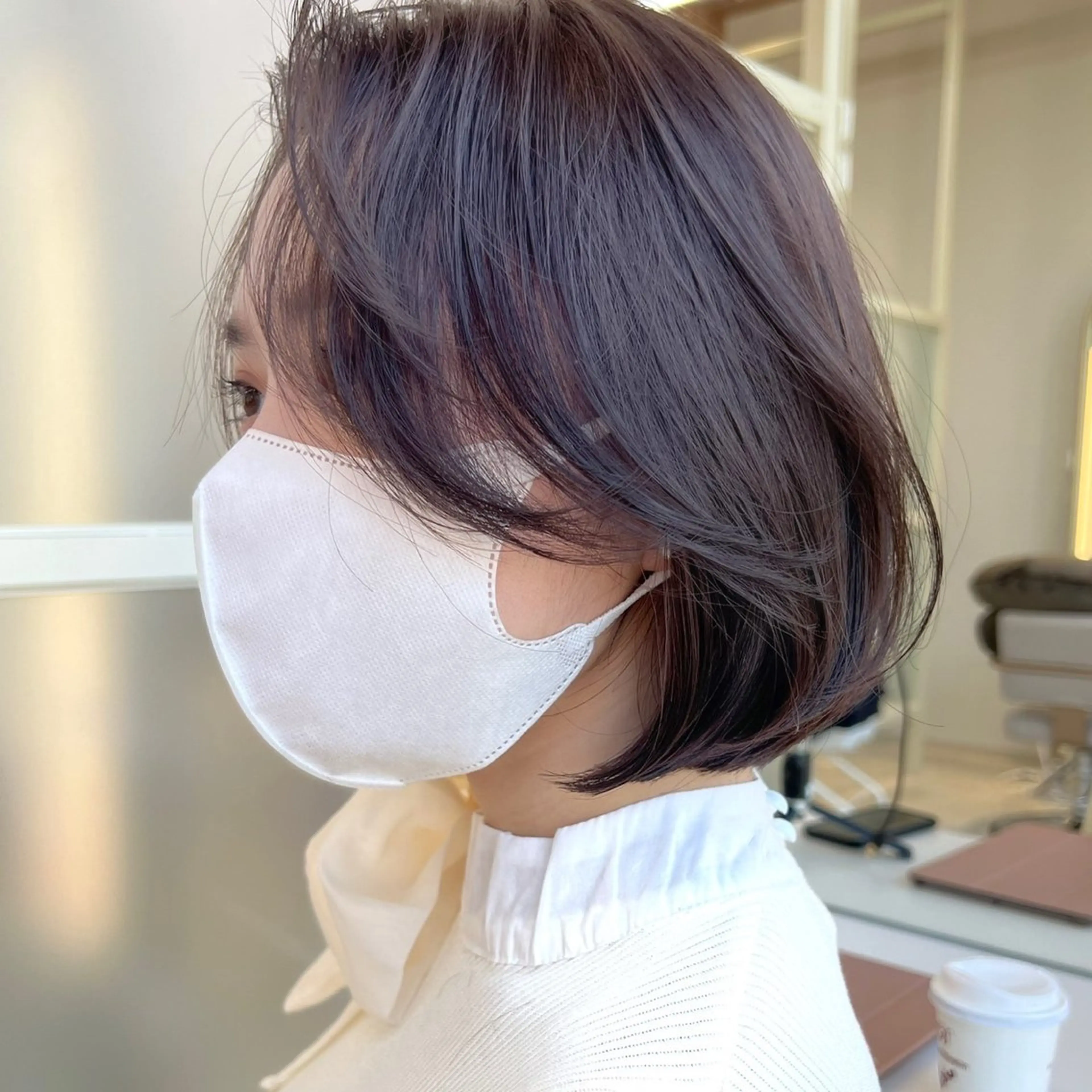 ショート レイヤー/顔周り /透明感/TAKUのヘアスタイル