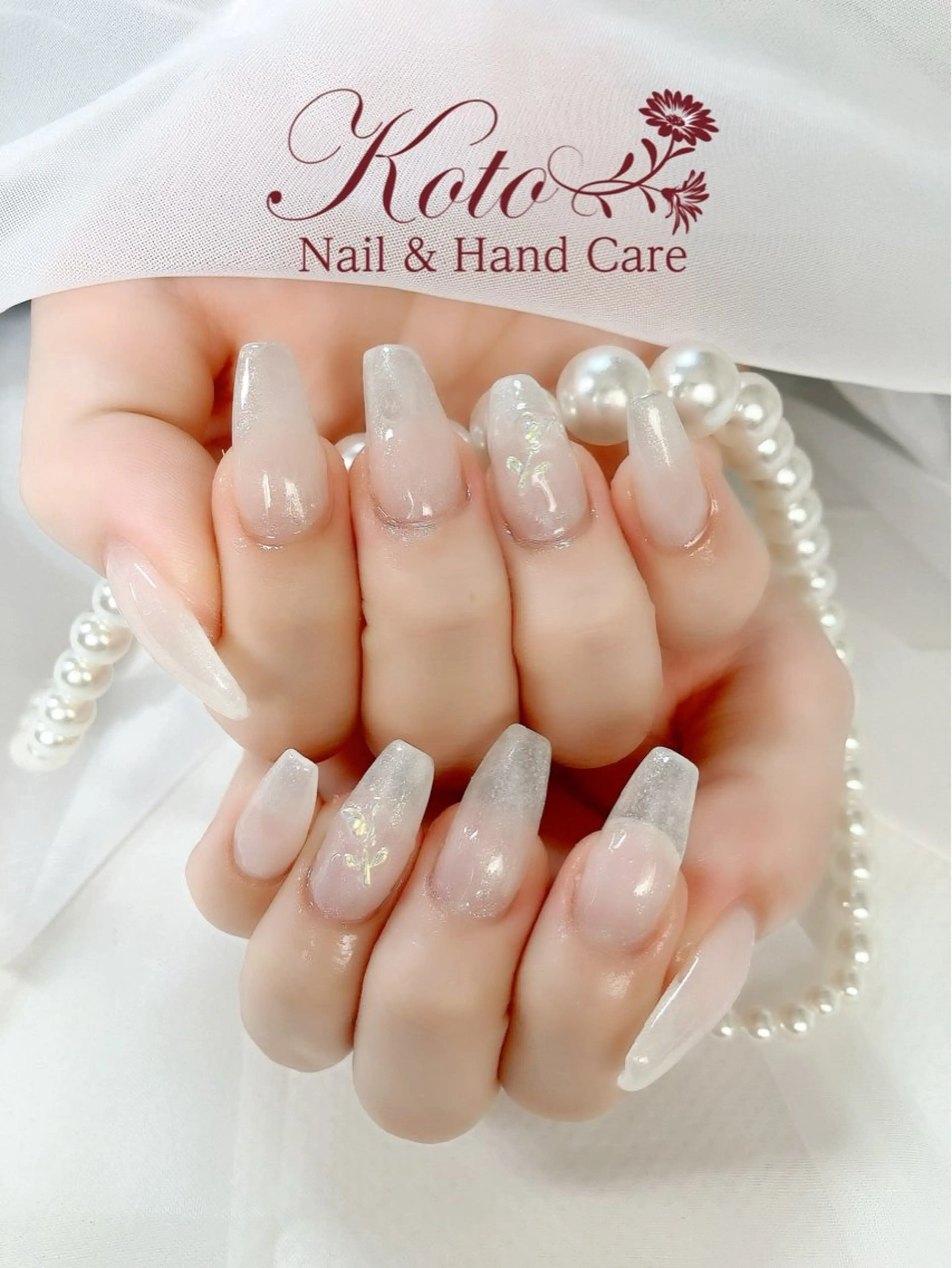 ネイル 長さ出し ジェルネイル 持ち込み ニュアンスネイル ワンカラーネイル ハンドネイル Nail Salon KOTOのネイルデザイン