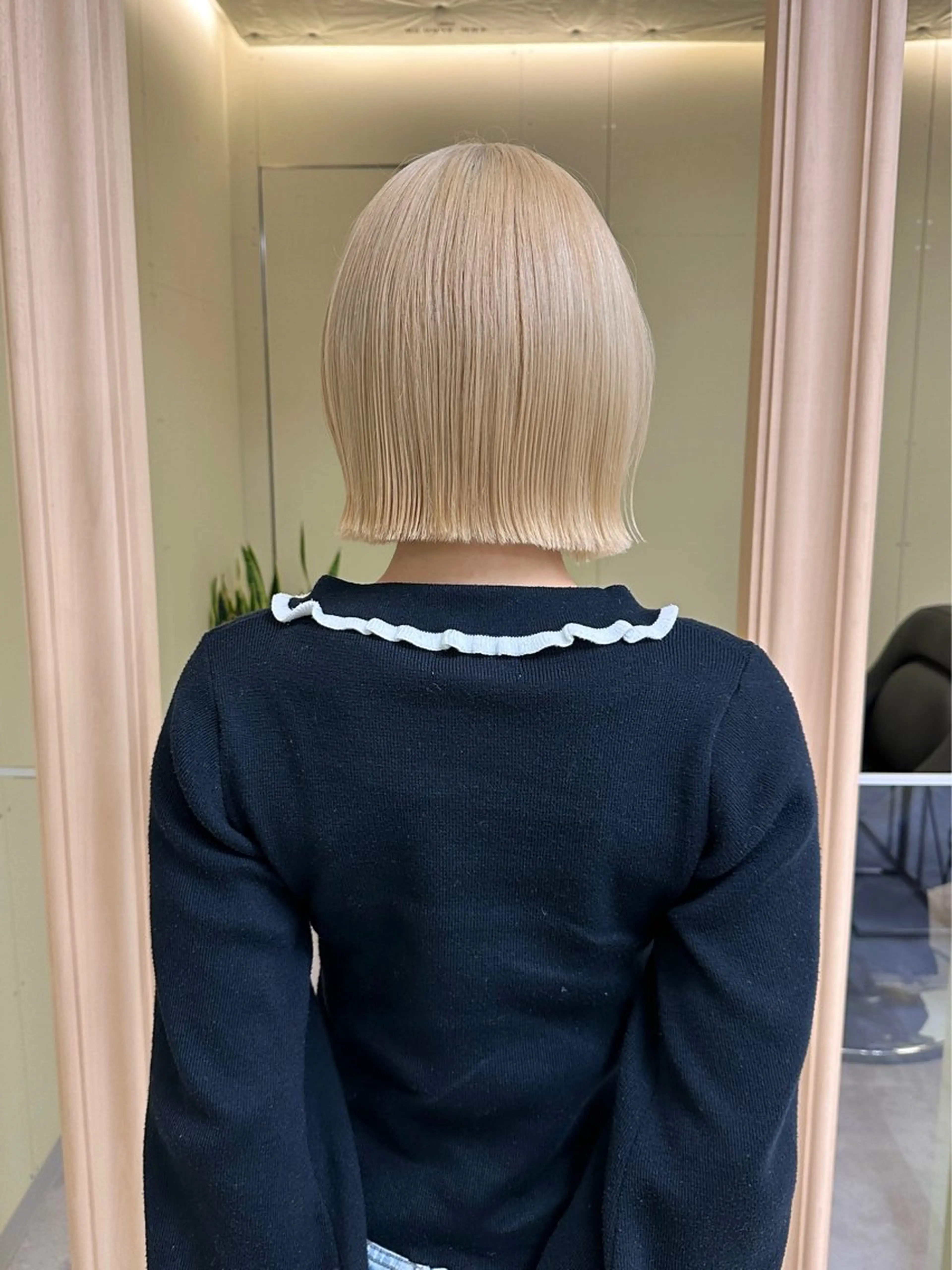 ショート カット ヘアカラー トリートメント ボブ/ぱつっとボブ/ 谷口 海星のヘアスタイル