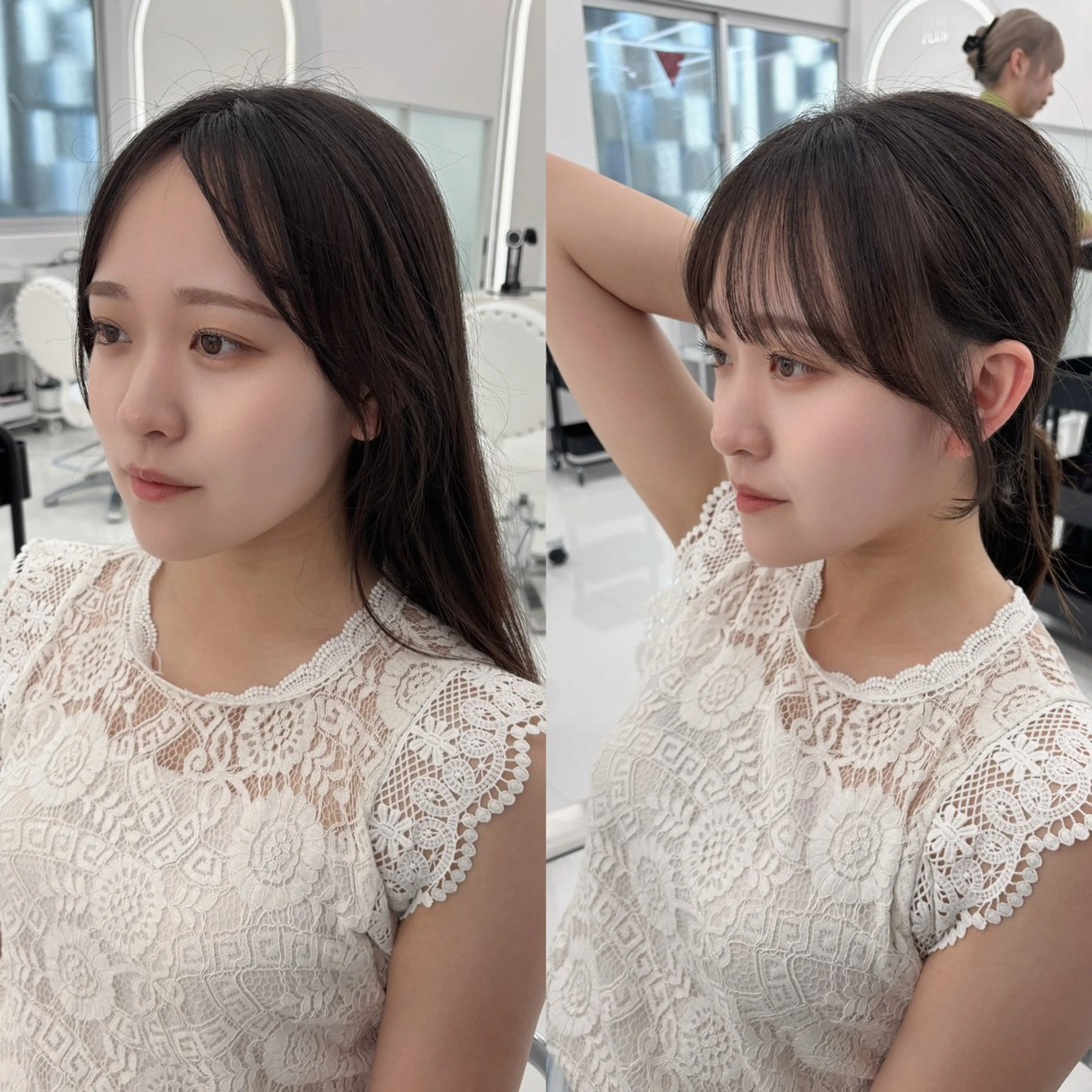 前髪カット＋前髪縮毛矯正＋超音波トリートメント✨の写真