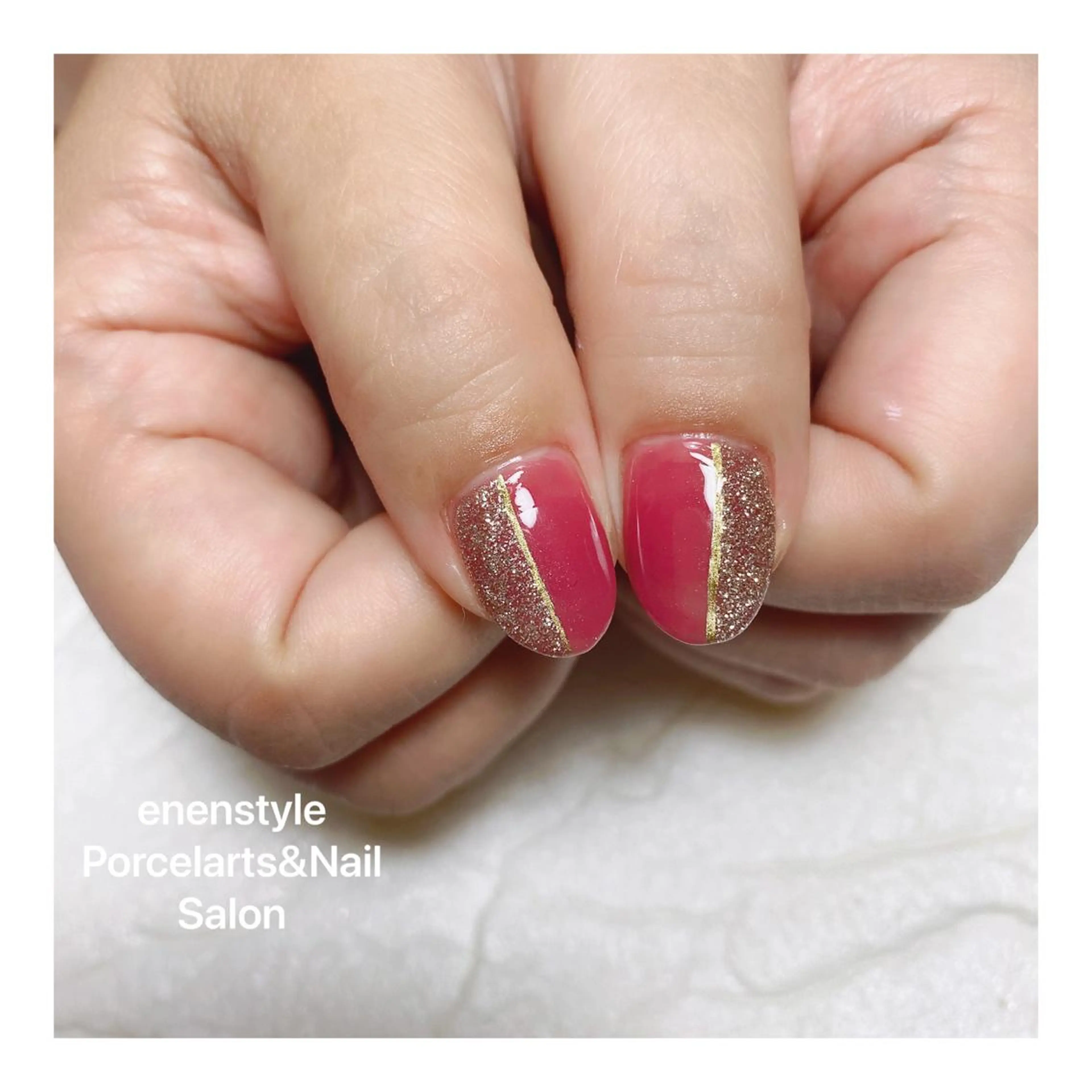 ミディアム ネイル 👑enen style👑のネイルデザイン