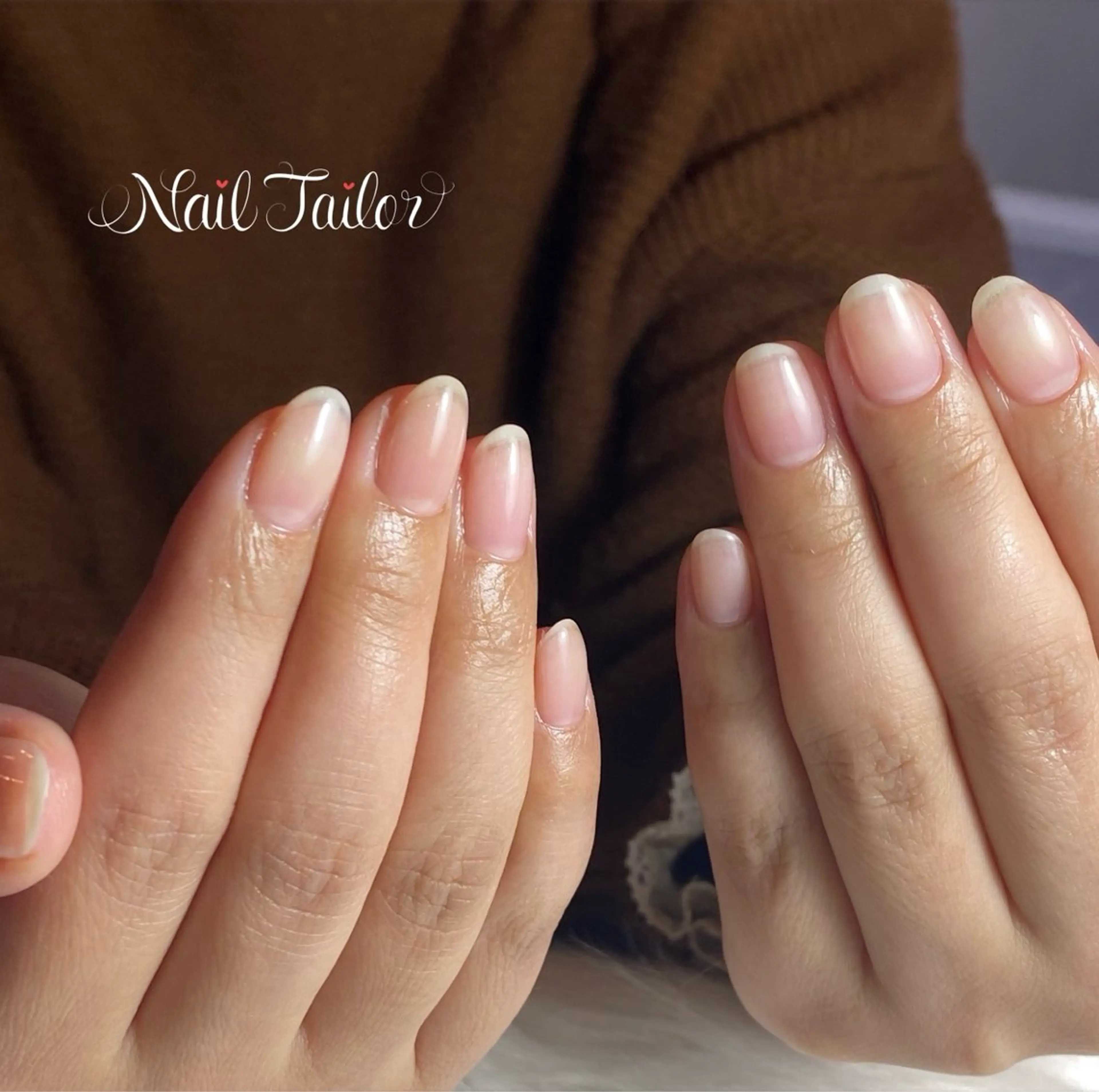 ネイル クリアネイル ジェルネイル ハンドネイル NailTailor ネイルテイラーのネイルデザイン