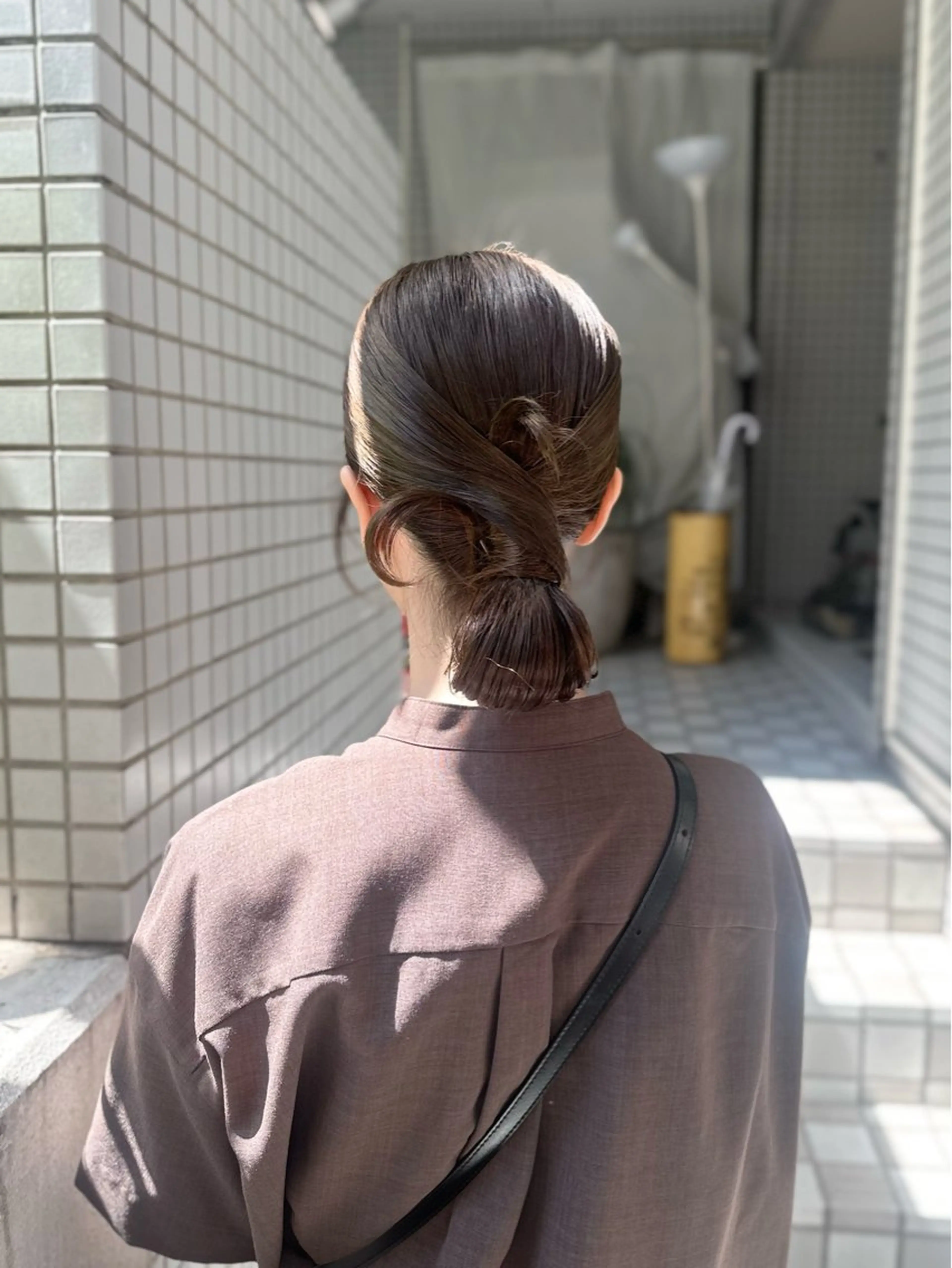 ヘアアレンジ 透明感カラー/京橋/ reikoのヘアスタイル