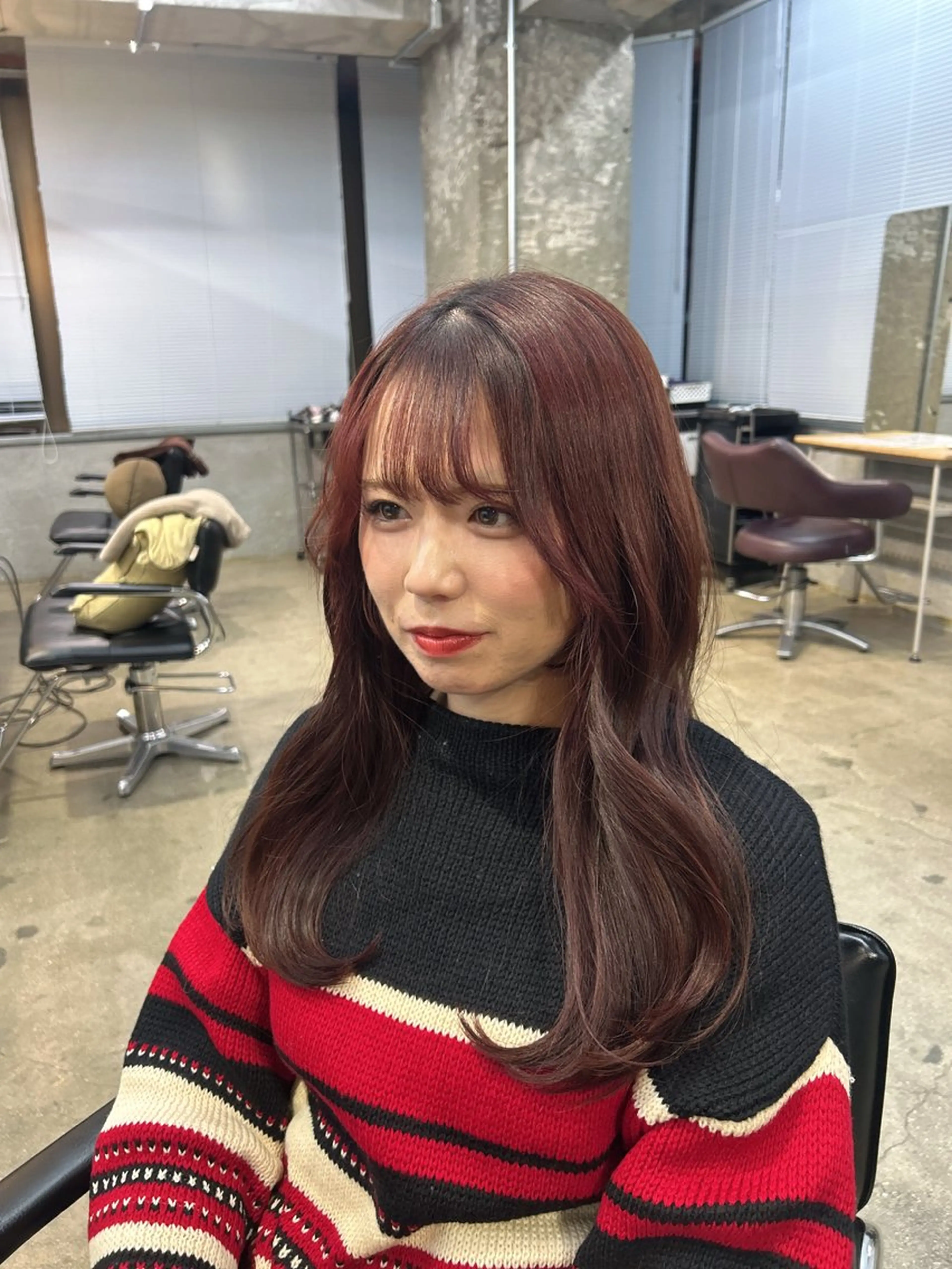 ロング サワムラ ソナタのヘアスタイル