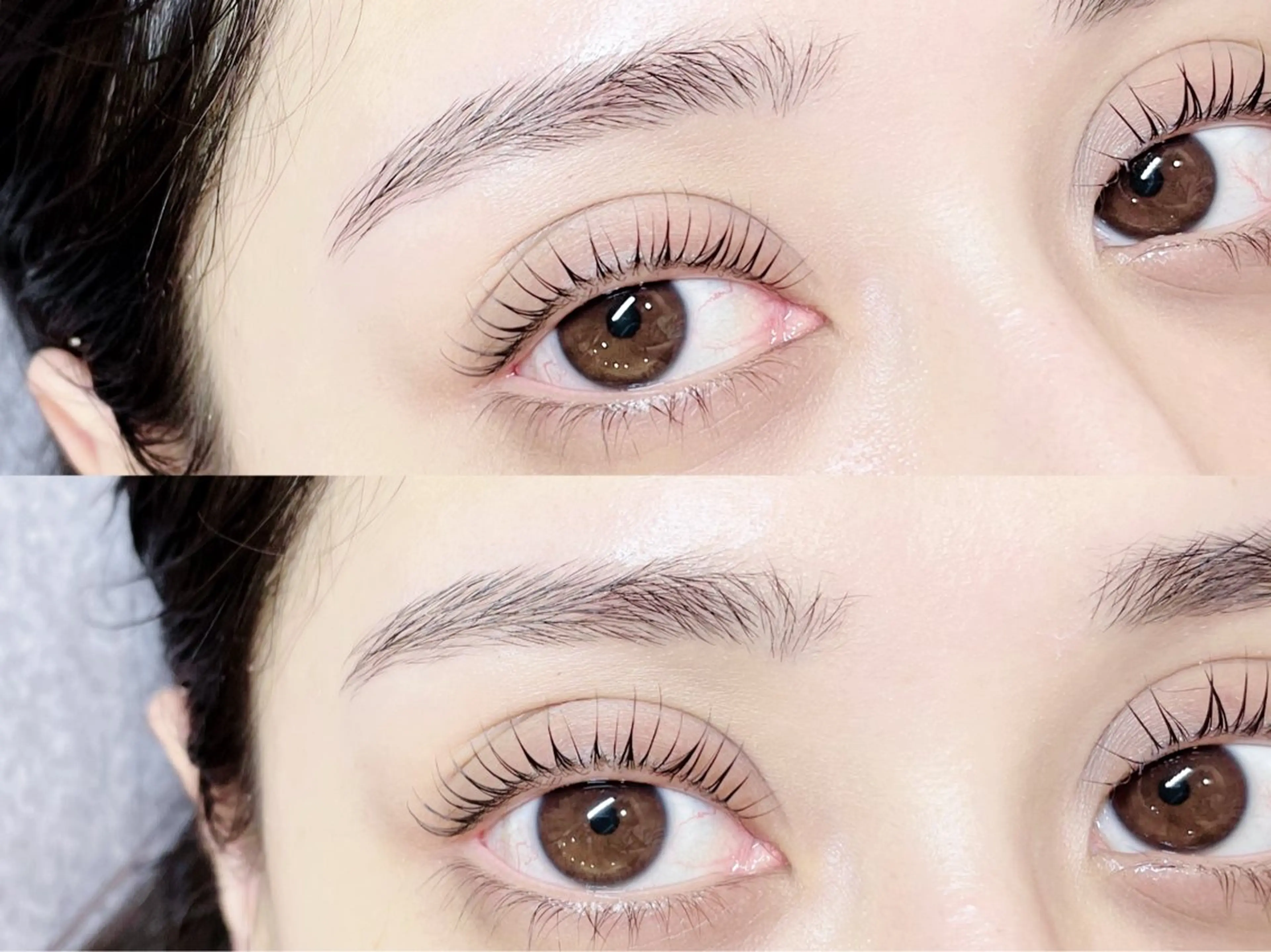 マツエク・マツパ 韓国風マツエク パリジェンヌラッシュリフト まつげパーマ 下まつげエクステ 一重×まつ毛パーマ マツパ 🎀Lino 中目黒 TAKAMI🐈のマツエク・マツパデザイン