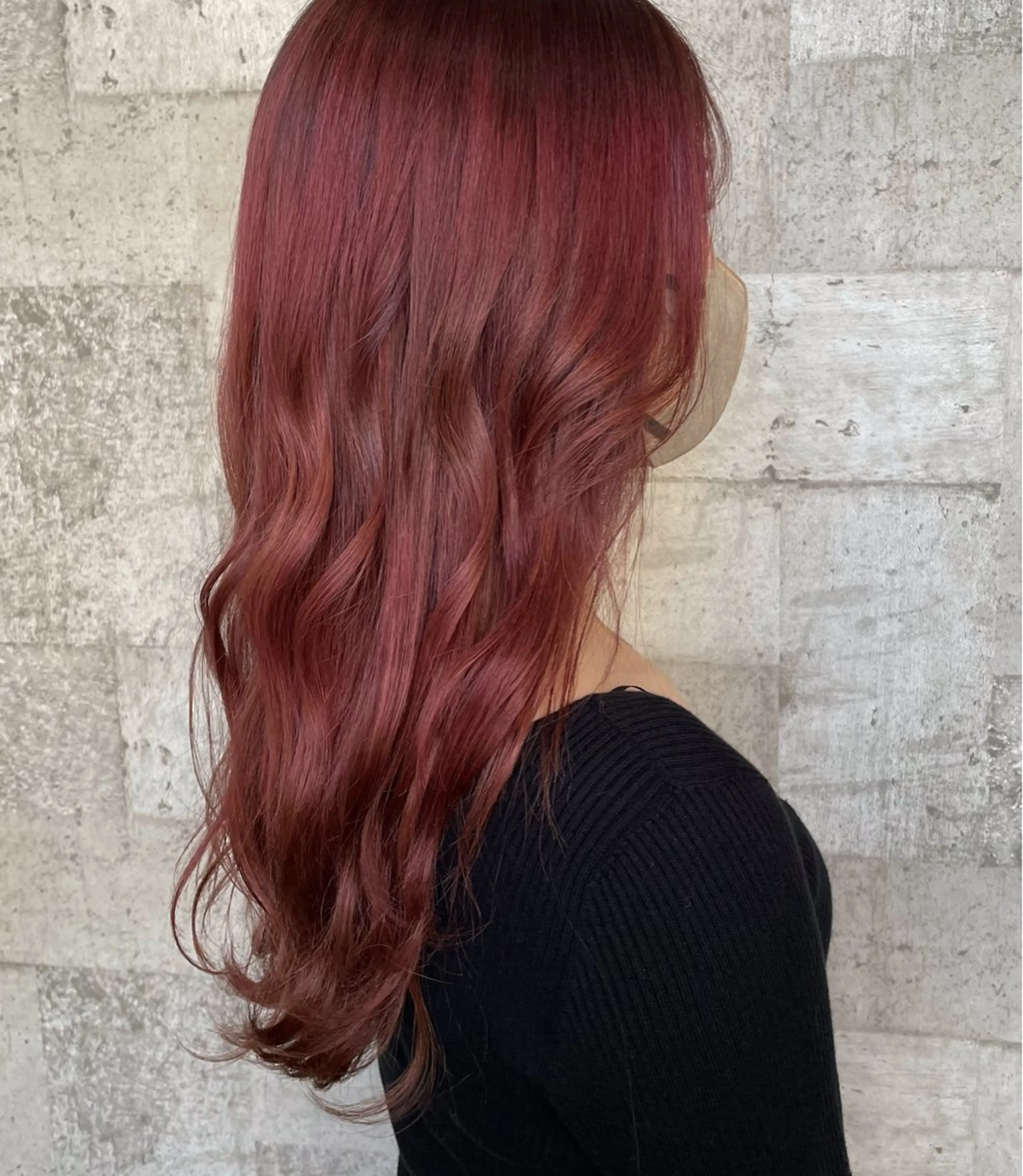 ロング カラー ブリーチ ピンクカラー ローズカラー 🫧レイナ 🫧 ツヤ髪／艶カラー🫧のヘアスタイル