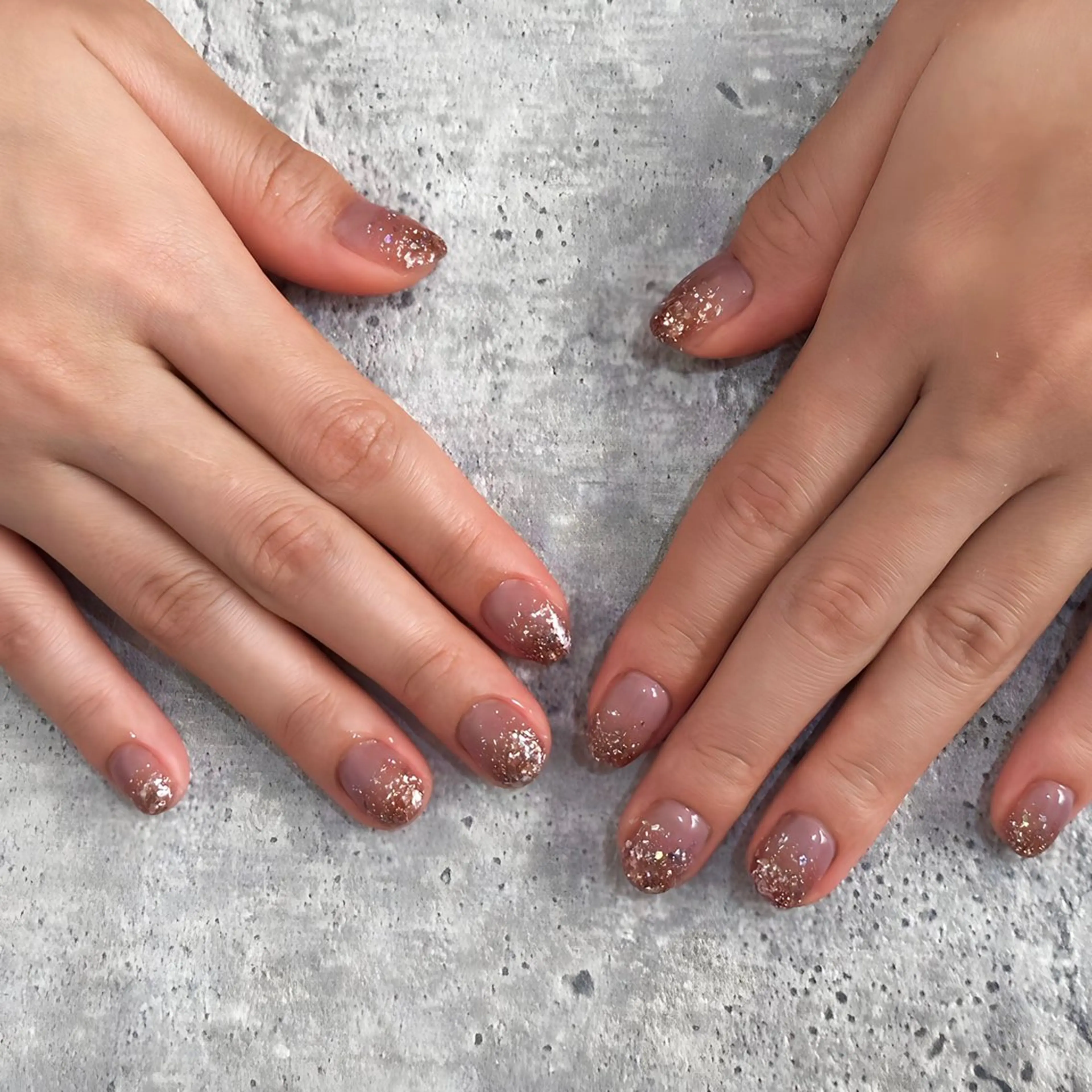ネイル ラメ(グリッター) ピンク meeye&nail 【完全個室】のマツエク・マツパデザイン