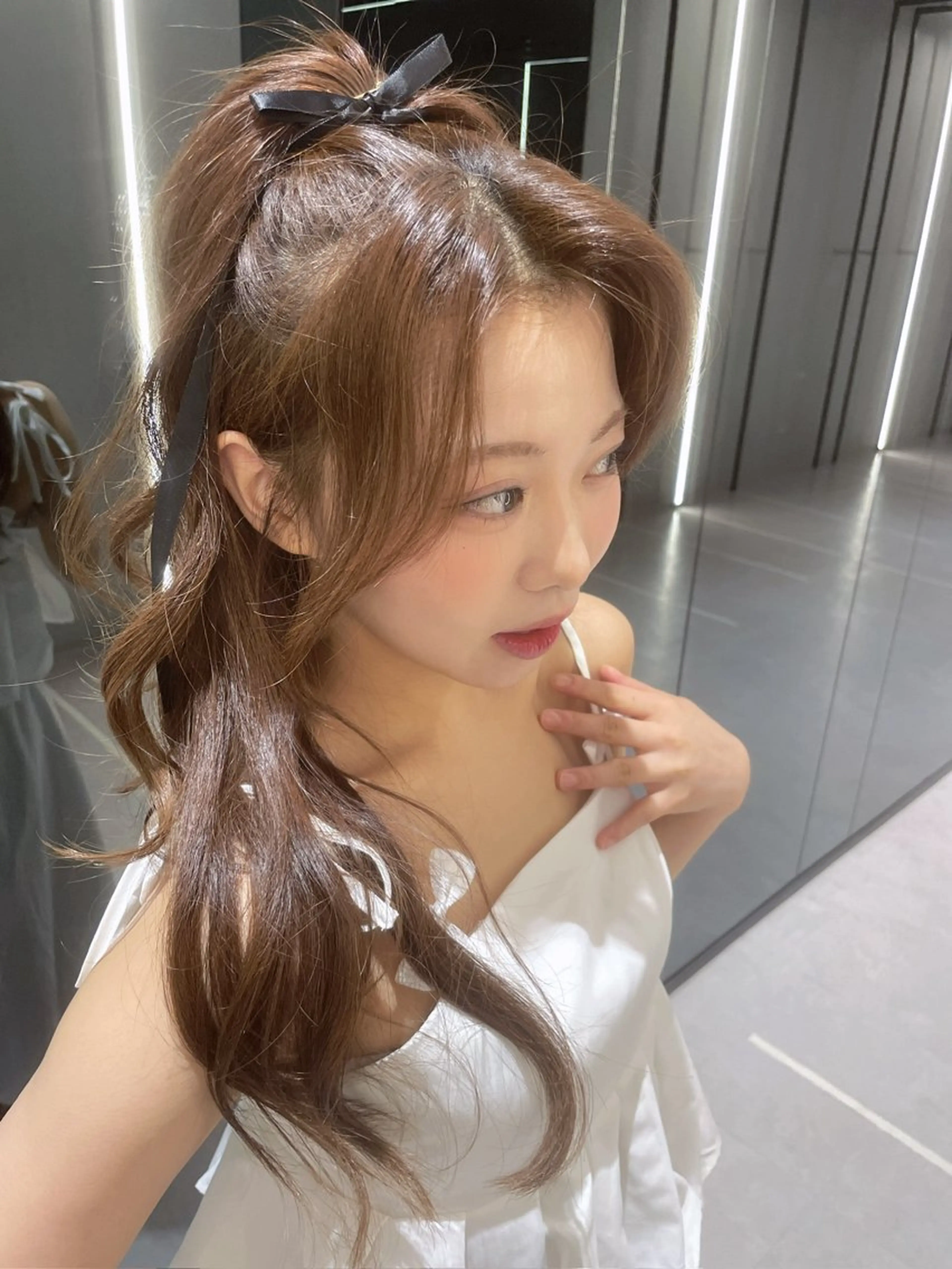 ヘアアレンジ 國分 桃愛のヘアスタイル