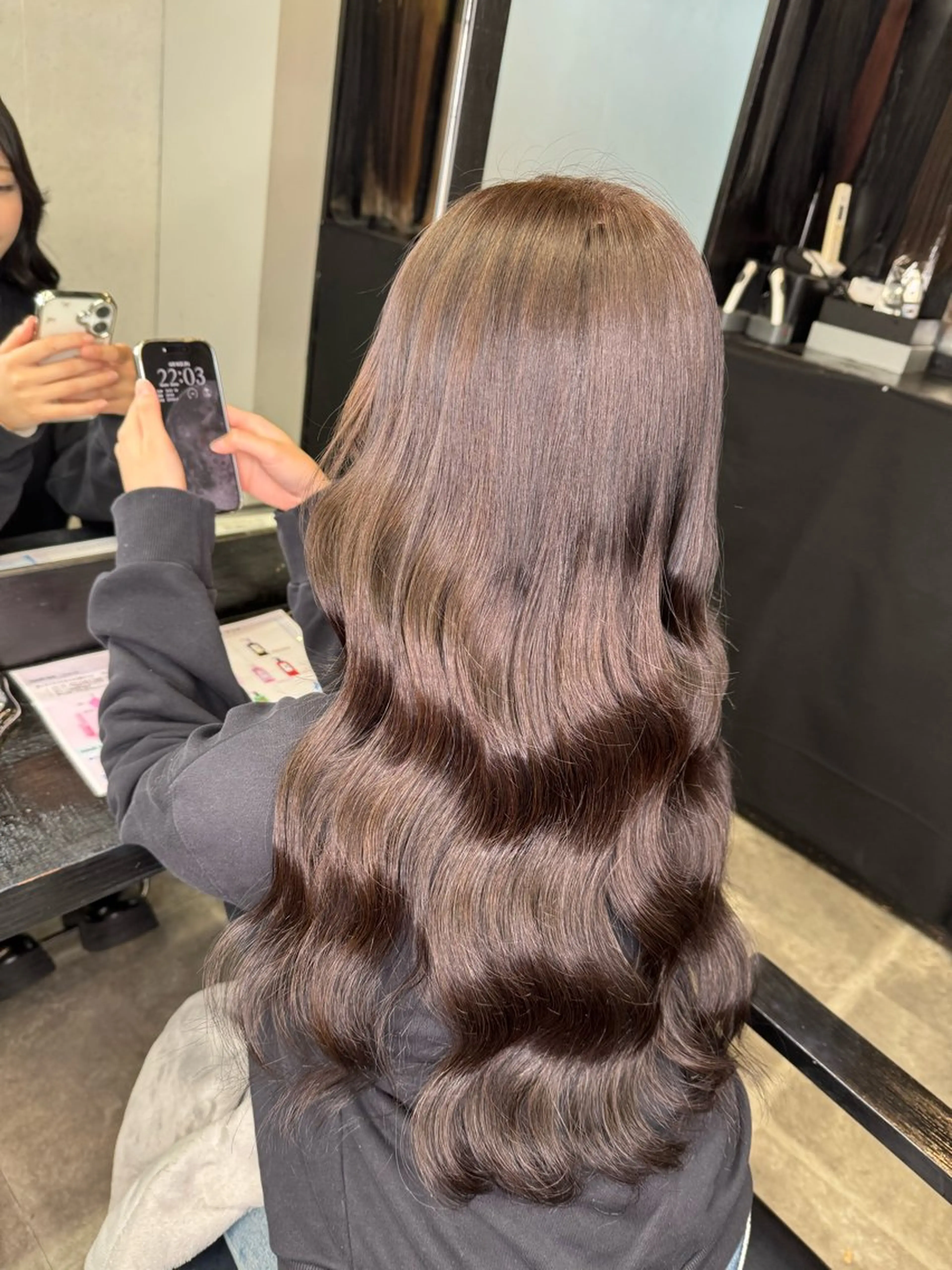 ロング エクステ 吉川優勢/ ハイトーン/エクステのヘアスタイル