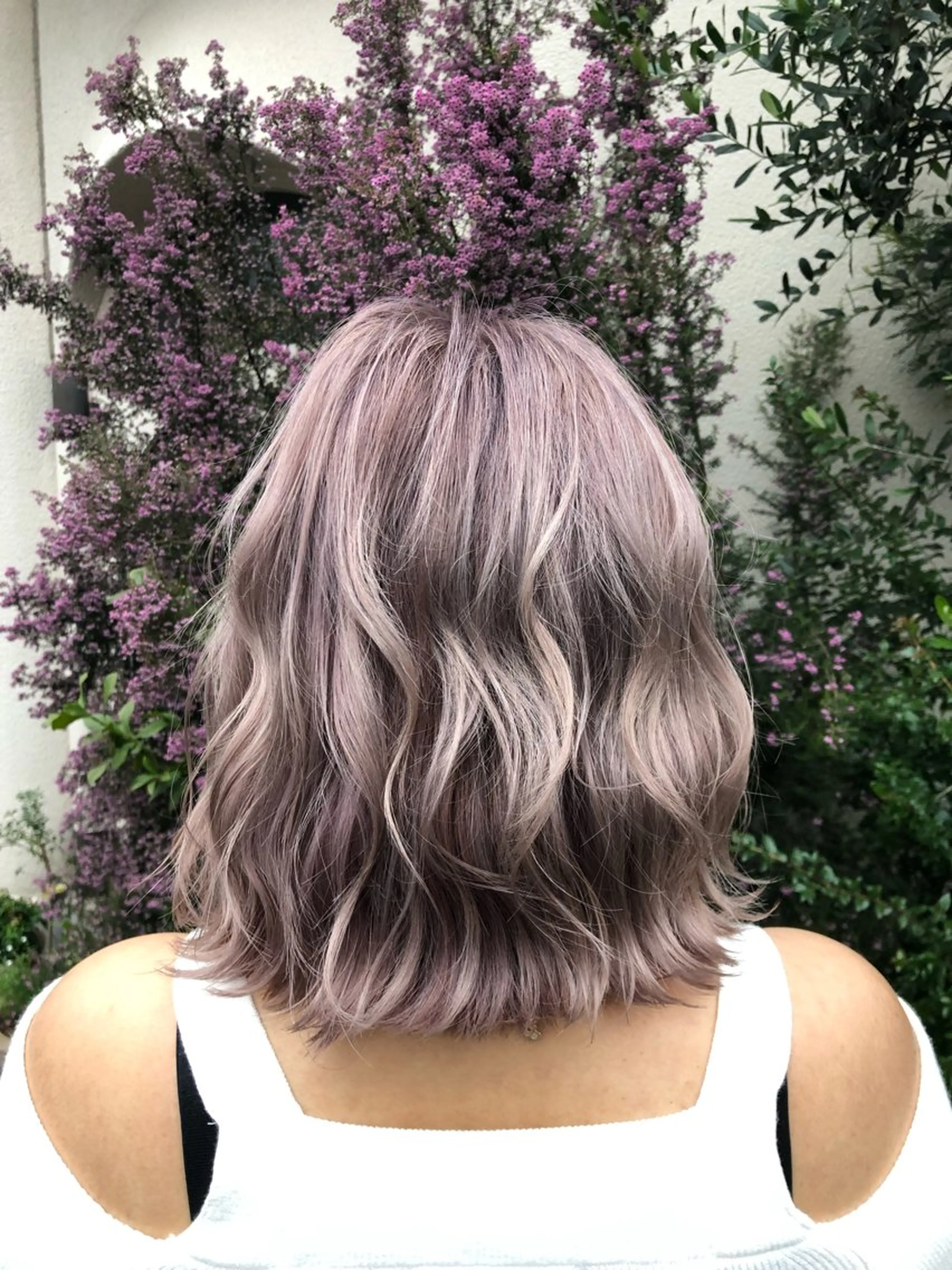 ミディアム カラー ヘアカラー ヘアセット 韓国ヘア🤍髪質改善 🇰🇷AKANEのヘアスタイル