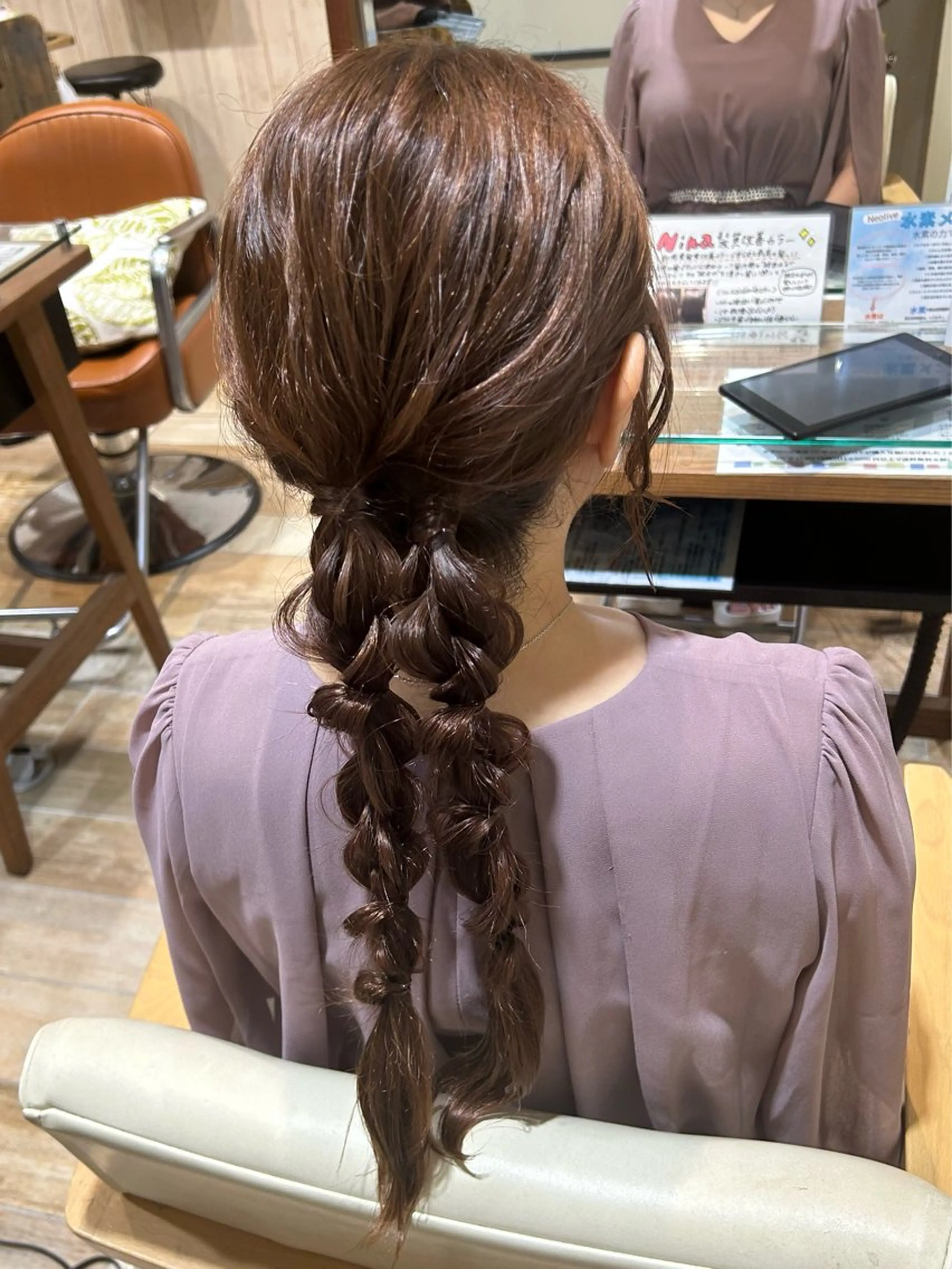 ヘアアレンジ ヘアセット 須藤 向日葵のヘアスタイル