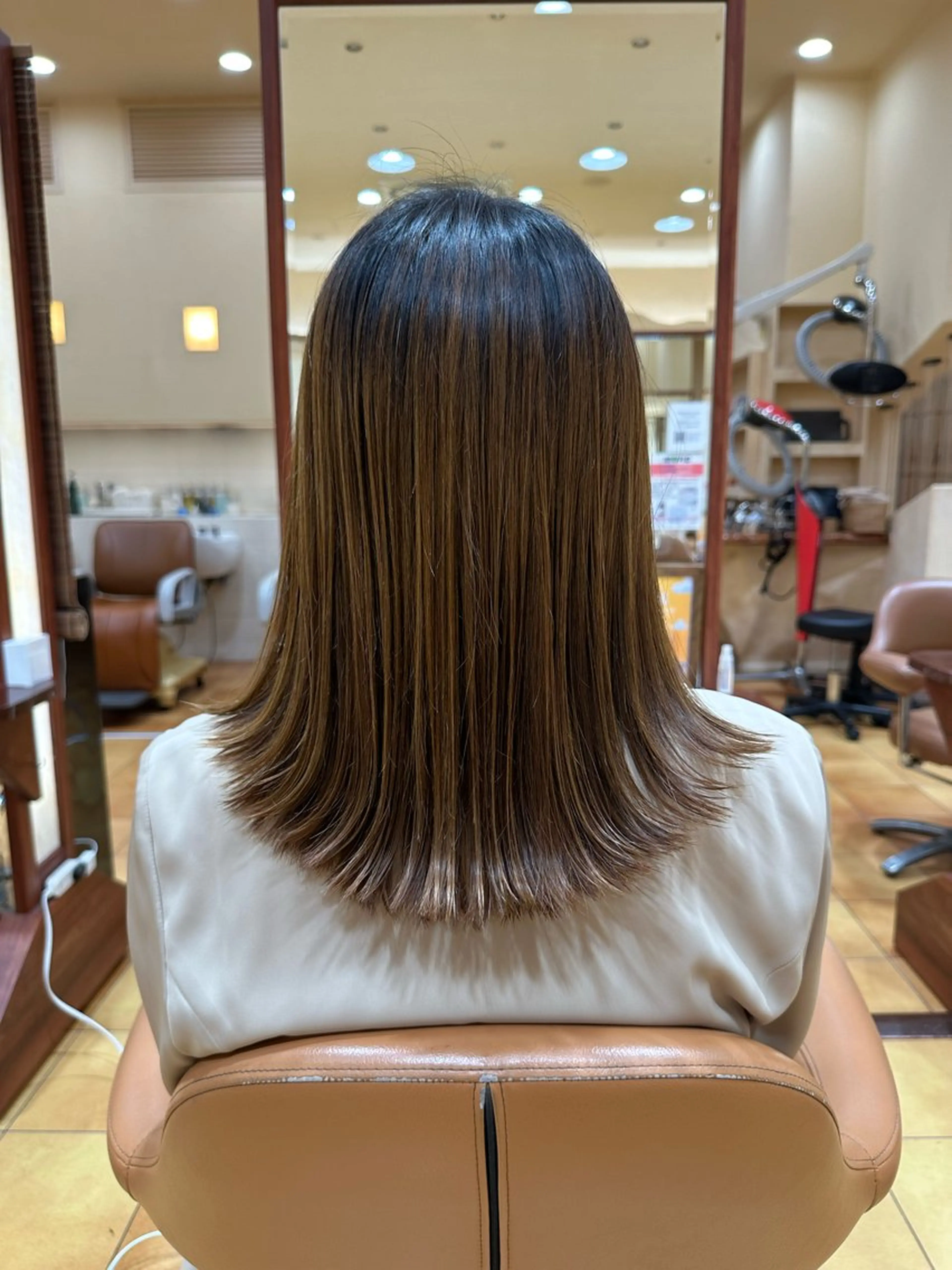 ロング ボブ/ゆるふわ ボブパーマ/とういのヘアスタイル