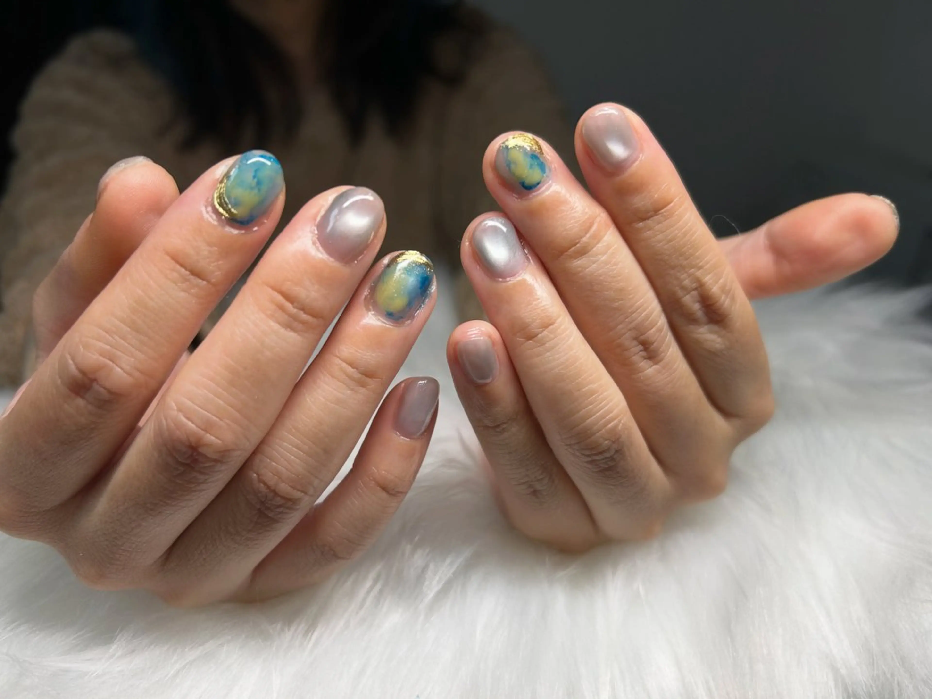 ショート ハンドネイル RISE所属・RISE 実紗のネイルデザイン