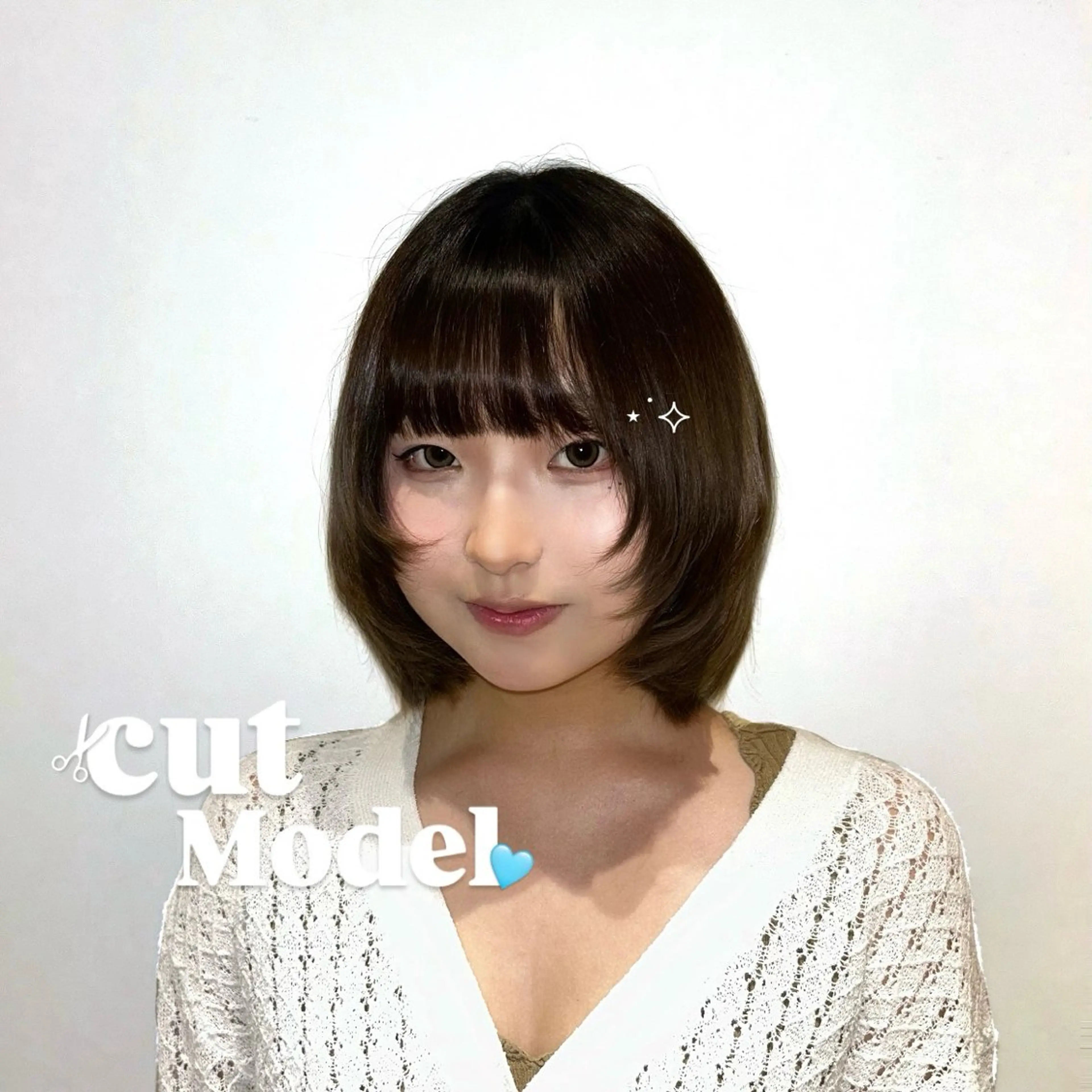 ショート ボブレイヤー ボブ レイヤーカット カット CYM所属・ワンカラー/レイヤー 🩷モエのヘアスタイル