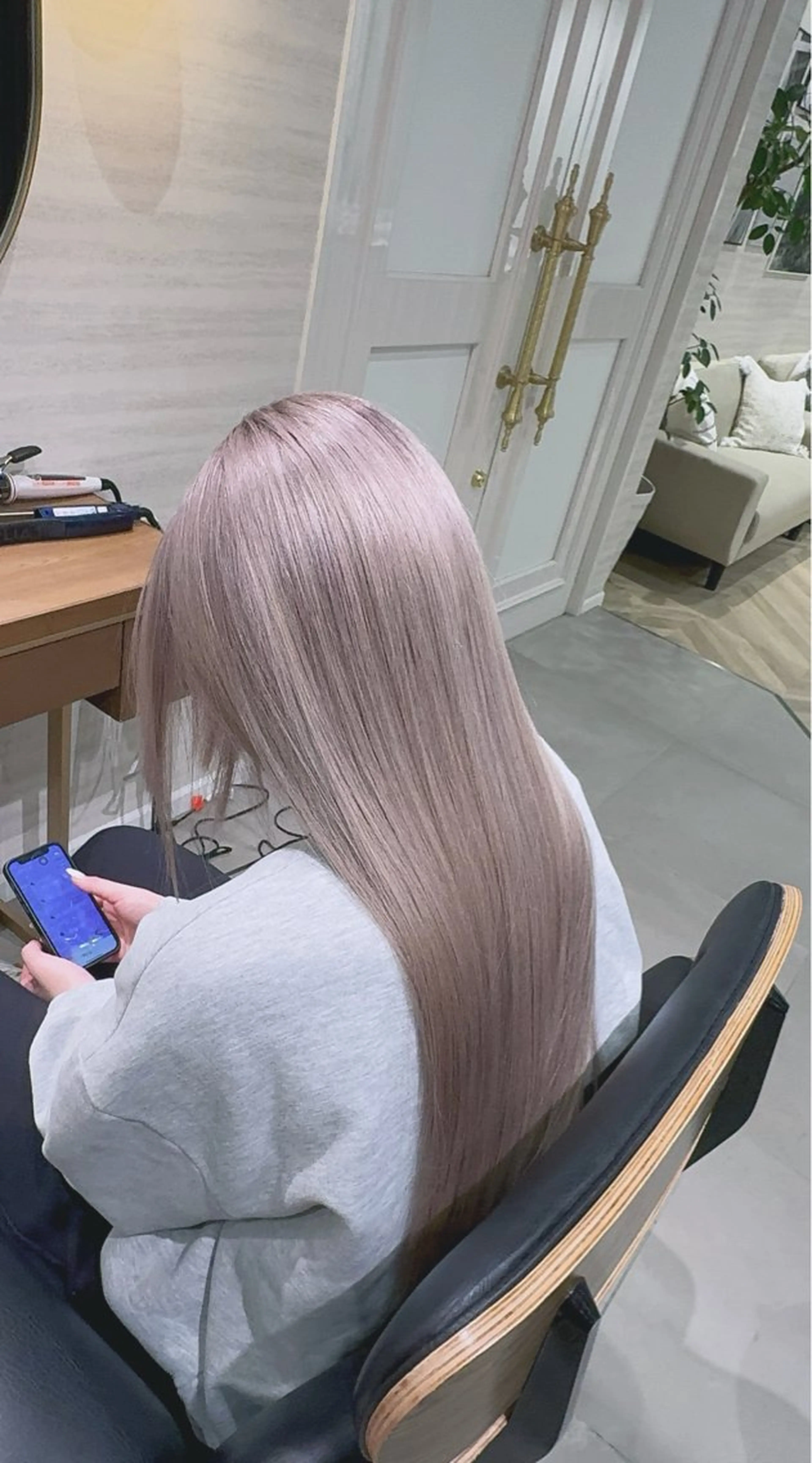 ロング ヘアカラー トリートメント ♟ケアブリーチ♟ ✄Shinya✄のヘアスタイル