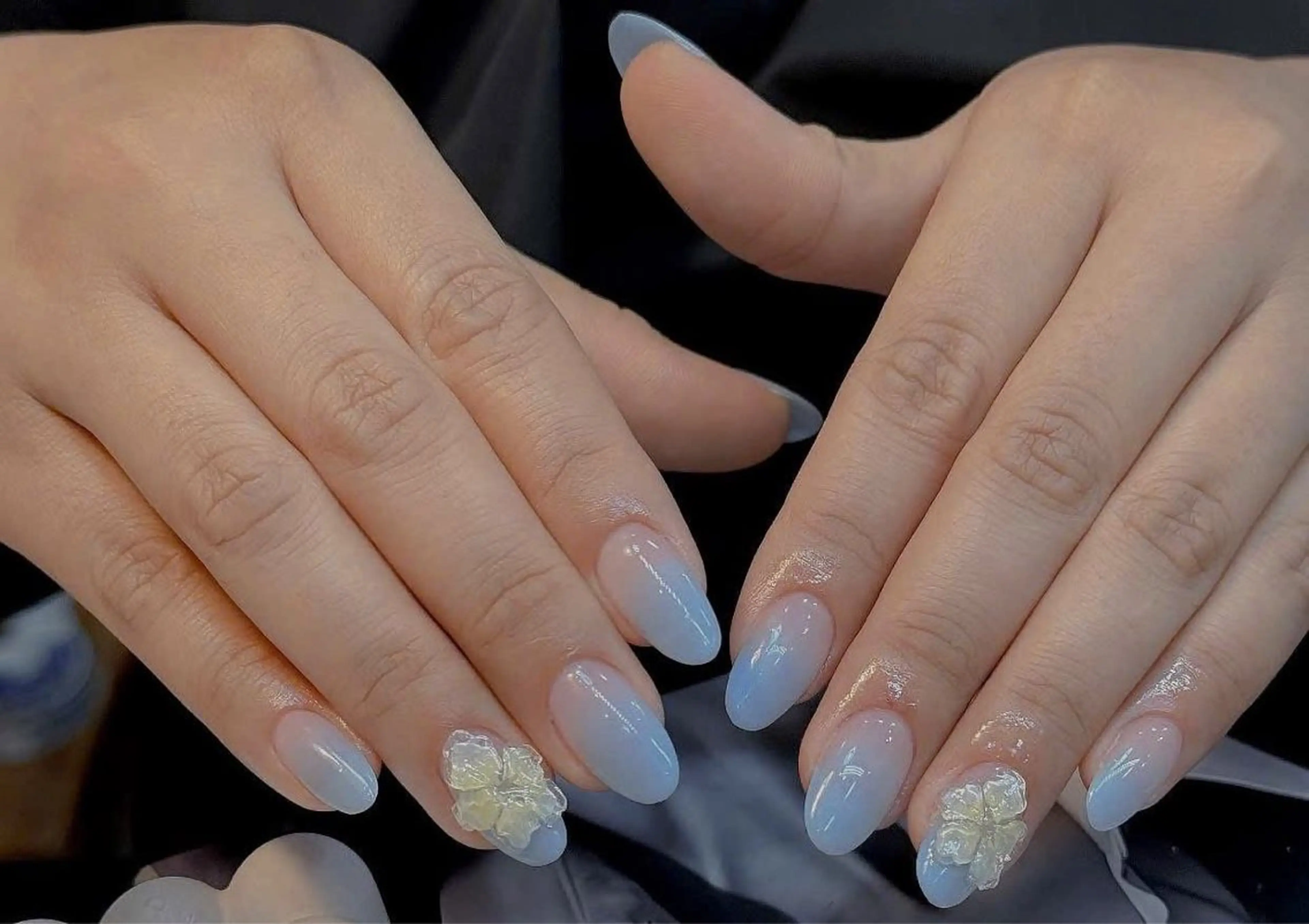 ネイル フレンチネイル ジェルネイル マグネットネイル 持ち込み ニュアンスネイル ハンドネイル Minette Nailのネイルデザイン