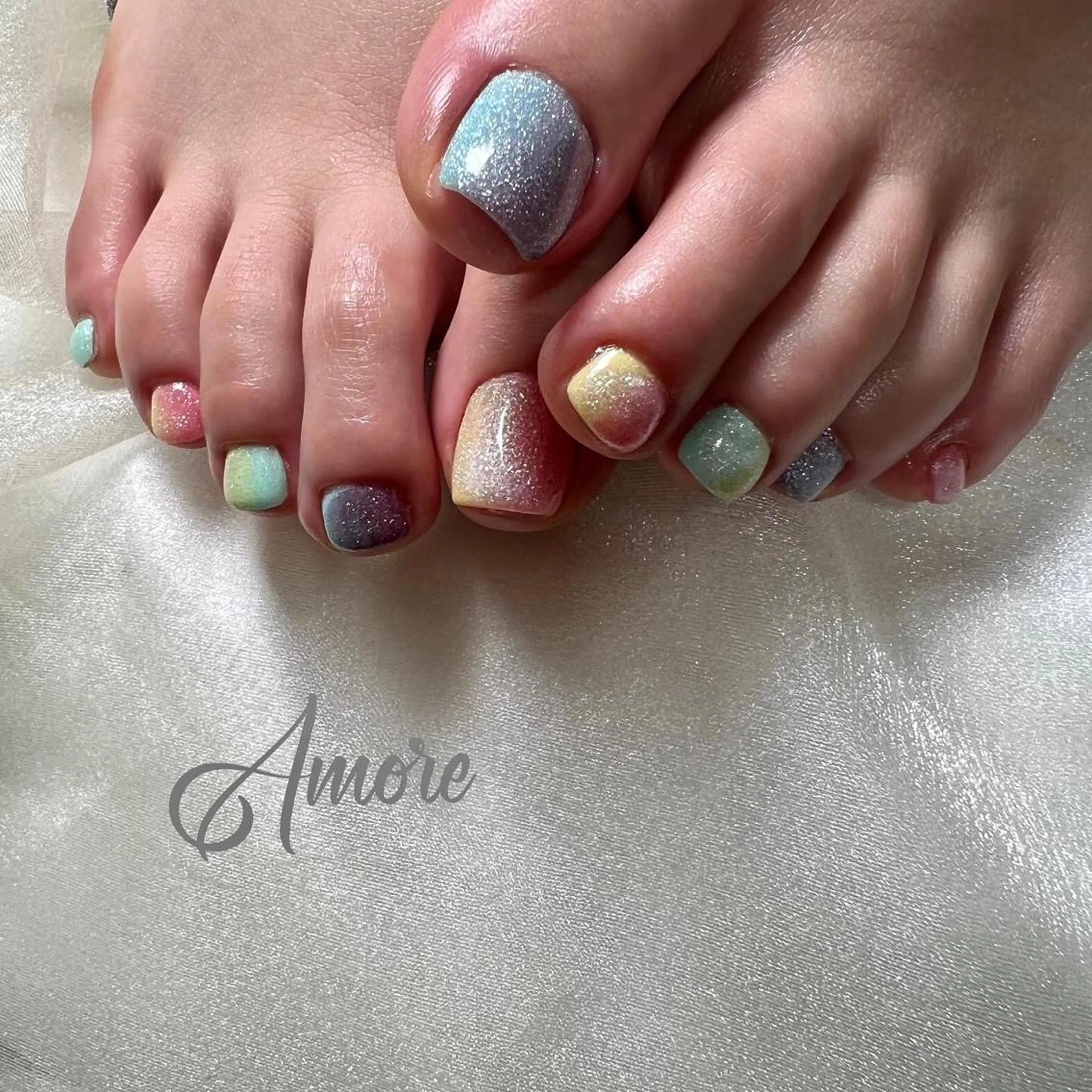 ネイル ジェルネイル 氷ネイル・うるうるネイル マグネットネイル ミラーネイル ニュアンスネイル You kyehwaのネイルデザイン