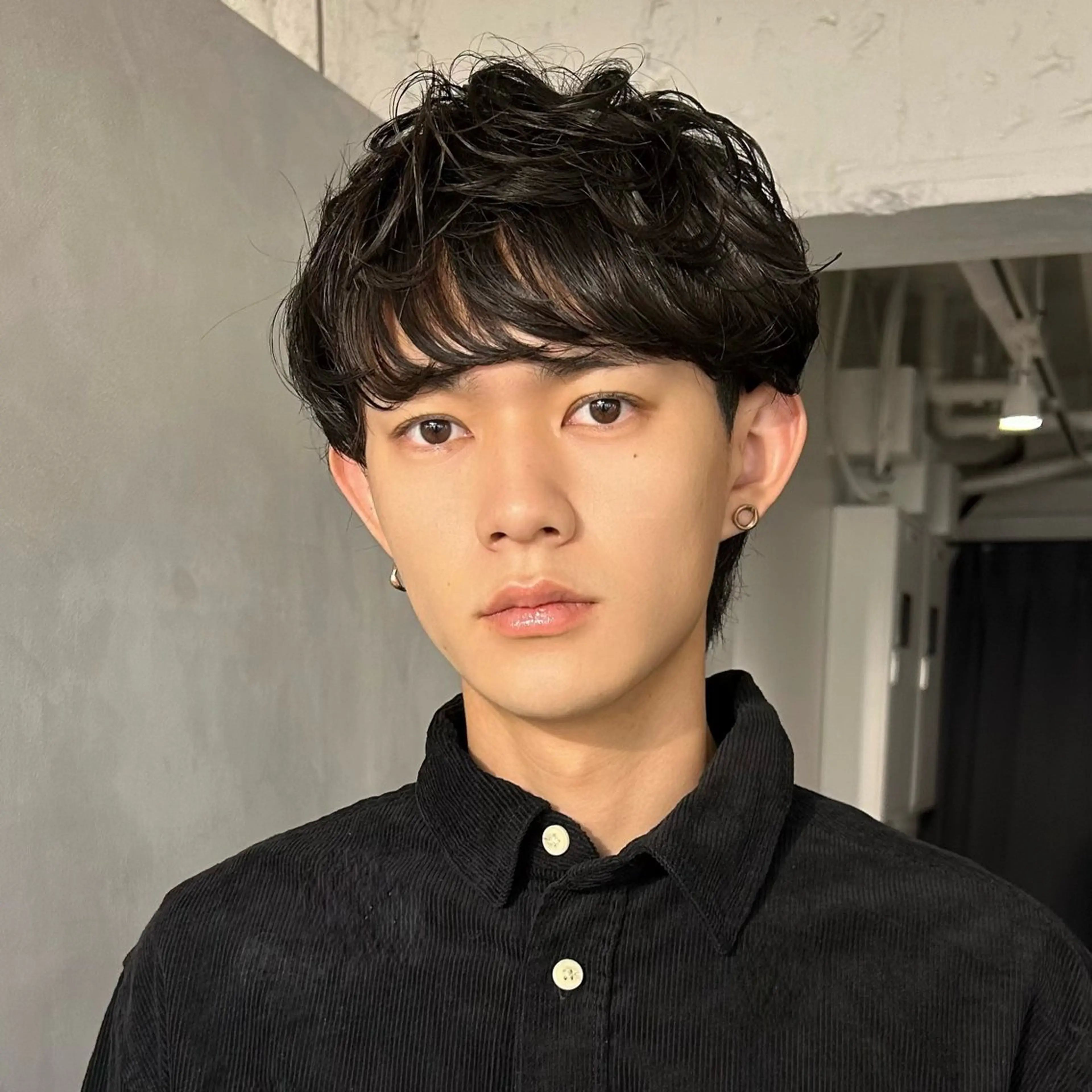 パーマ メンズ カット メンズ清潔感のプロ 💈メンズパーマ藤田のヘアスタイル