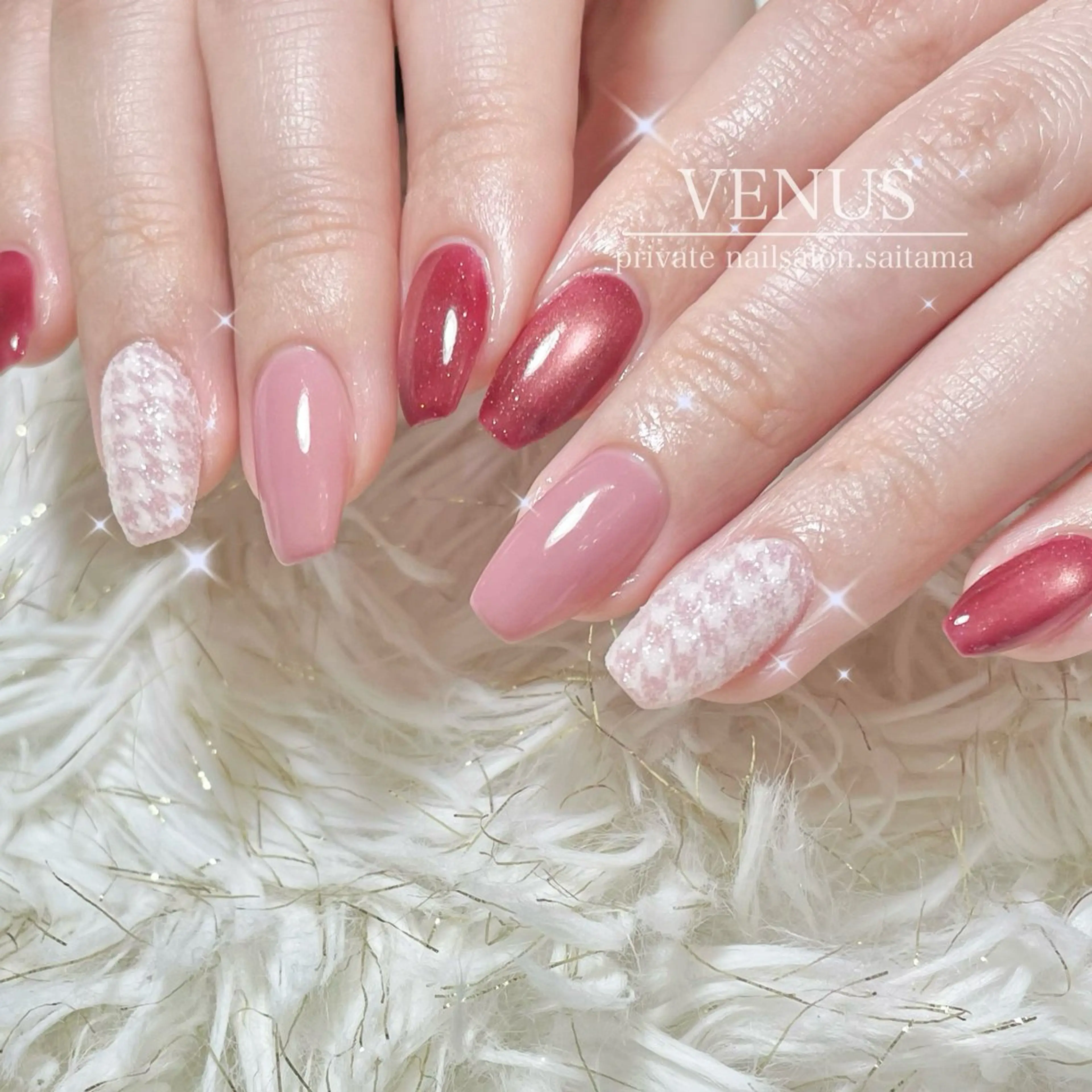 ネイル ロングネイル ハンドネイル nailsalon VENUSのネイルデザイン