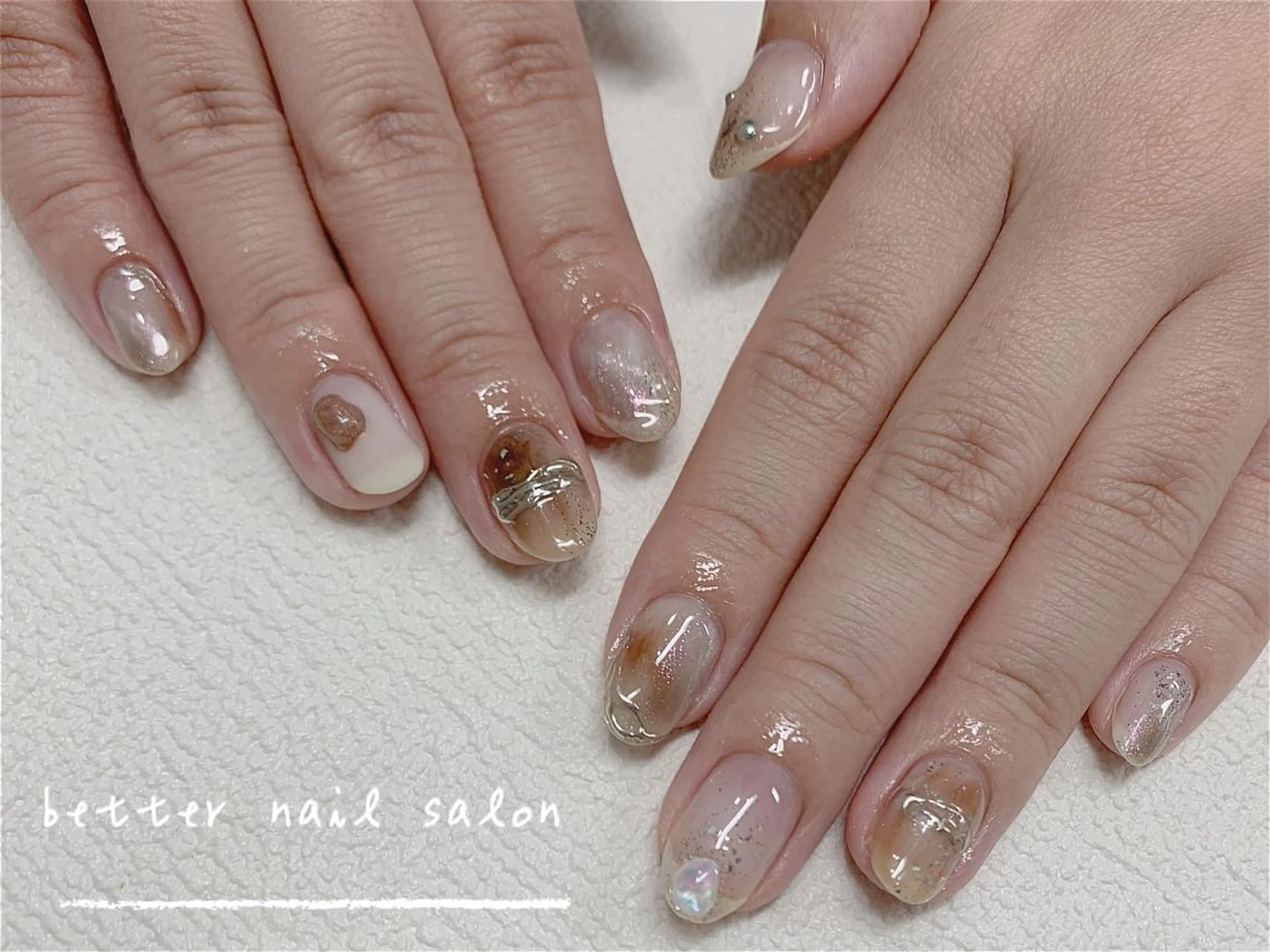 ネイル ニュアンスネイル ベターネイル 浅草橋のネイルデザイン