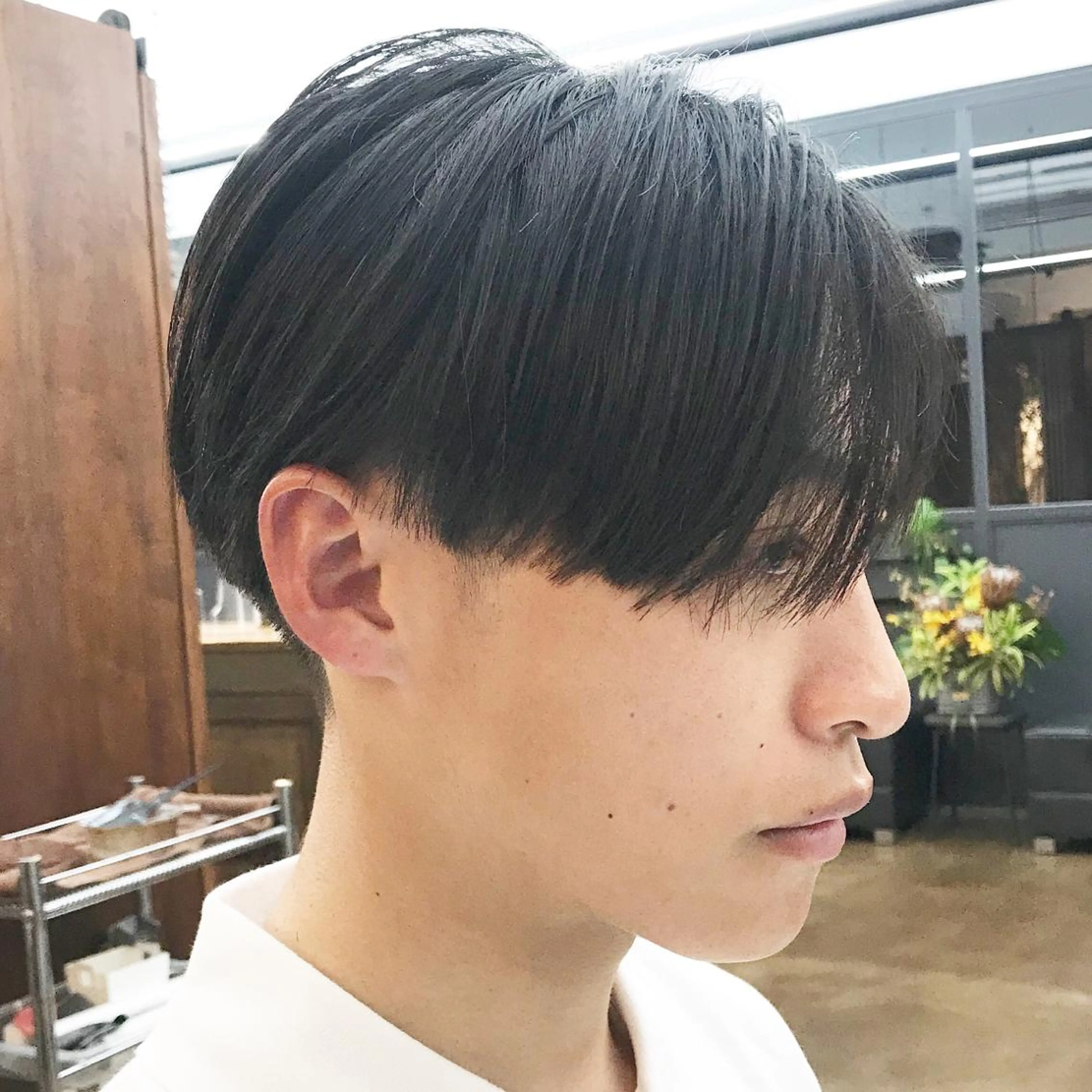 ショート メンズ センターパート メンズショート 刈り上げ ショートヘア カット ✂︎ウルフ・ショート ✂︎MIKUNIのヘアスタイル