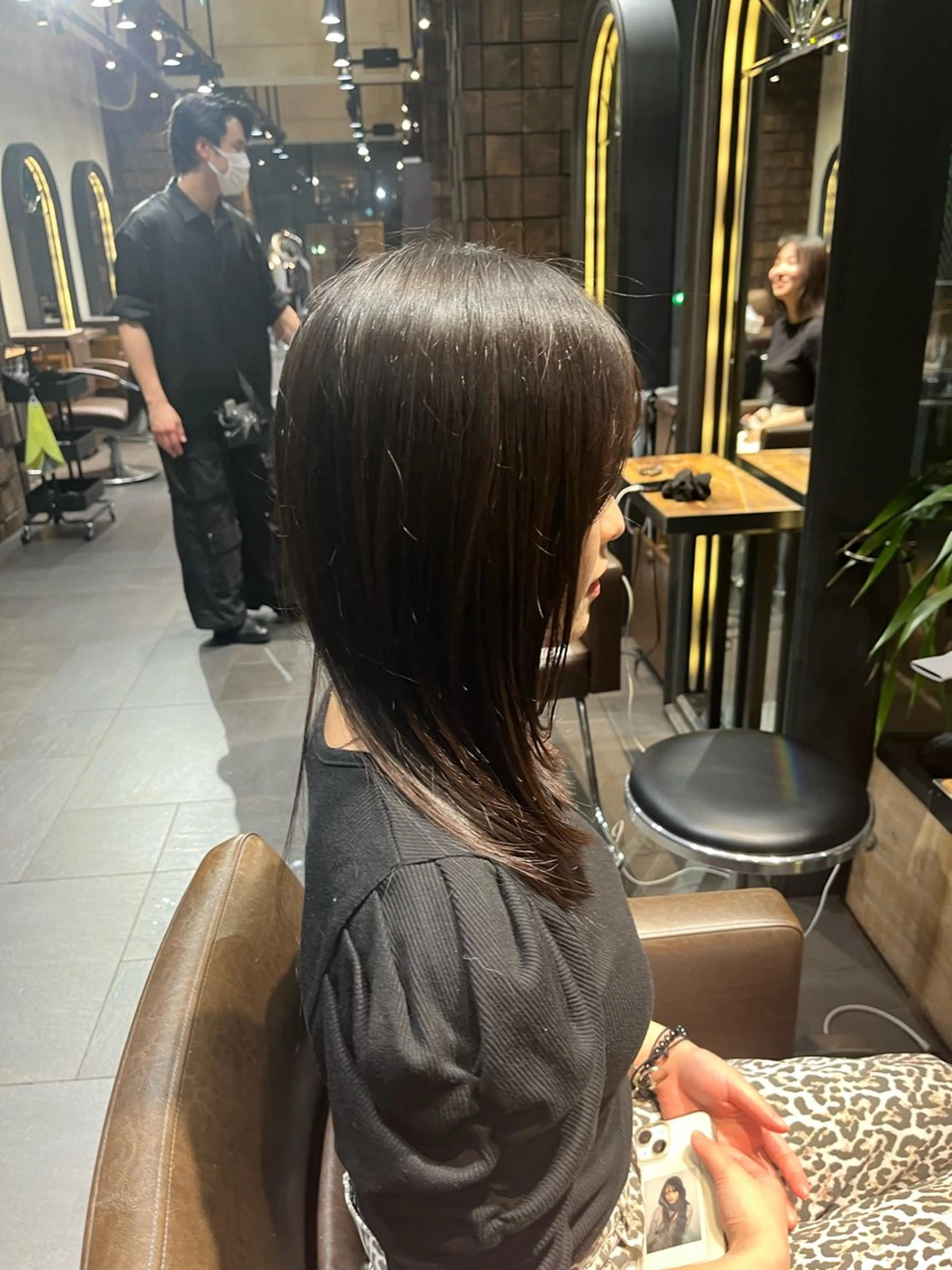 セミロング レイヤーカット トリートメント レイヤーカット/ 髪質改善/安田憲哉のヘアスタイル