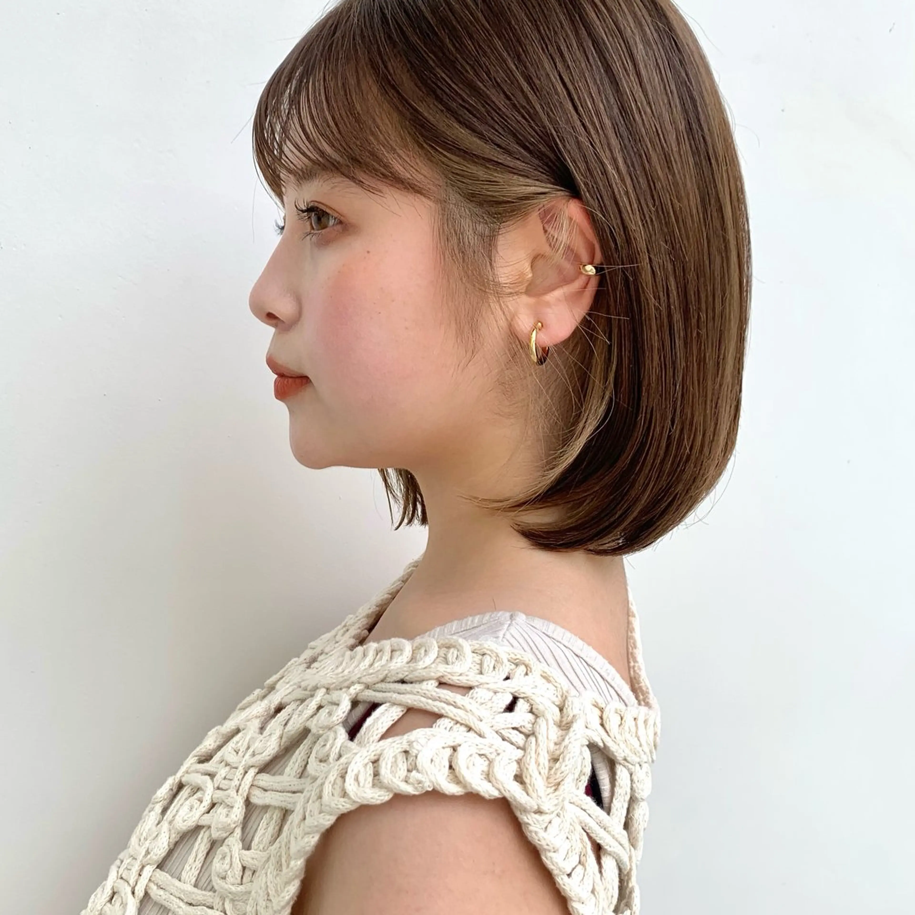 ショート カラー インナーカラー ボブ・レイヤー🎀 エミリのヘアスタイル