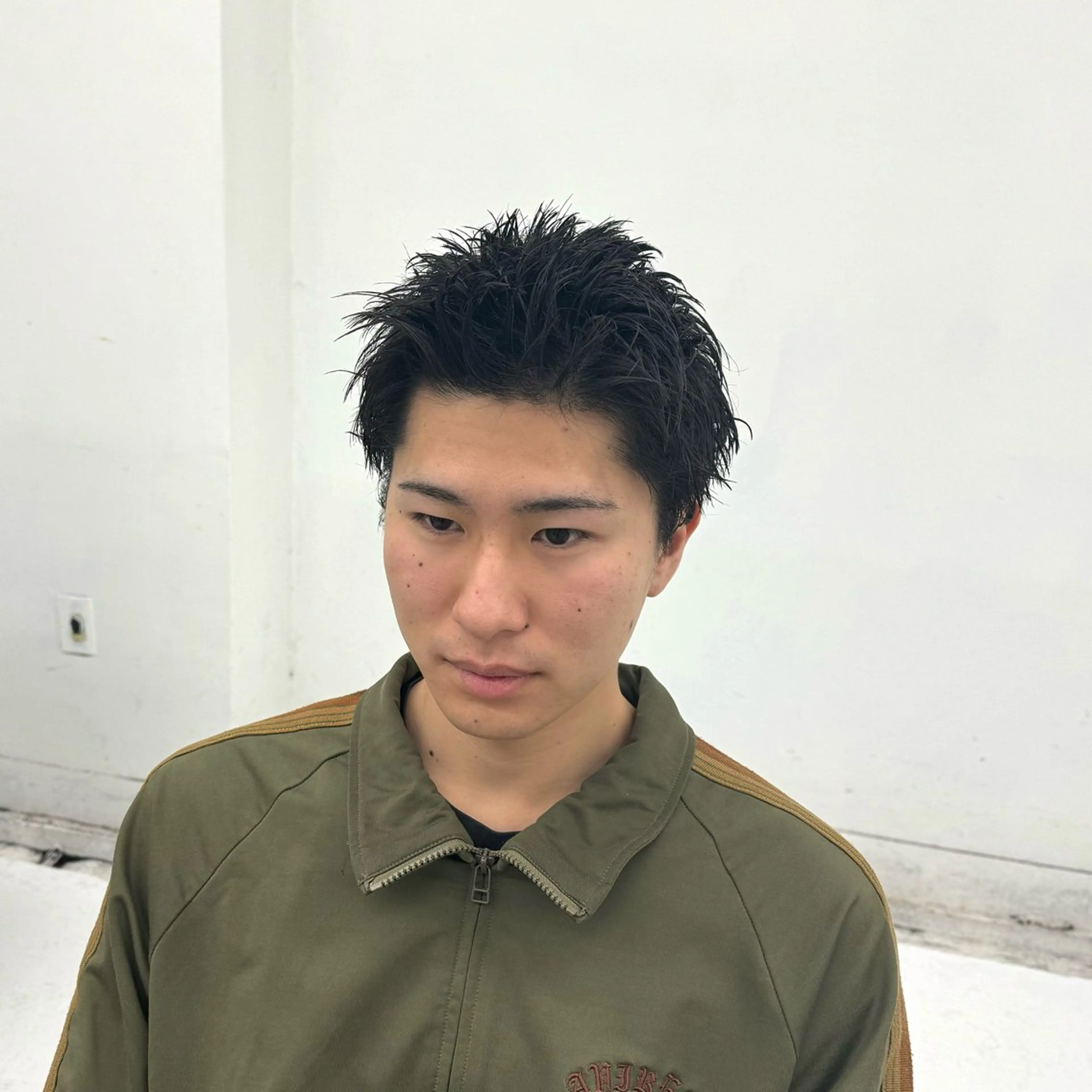 ショート メンズ スパイキーショート ショートヘア カット パーマ 柏メンズカットパーマ NO.1タイチのヘアスタイル