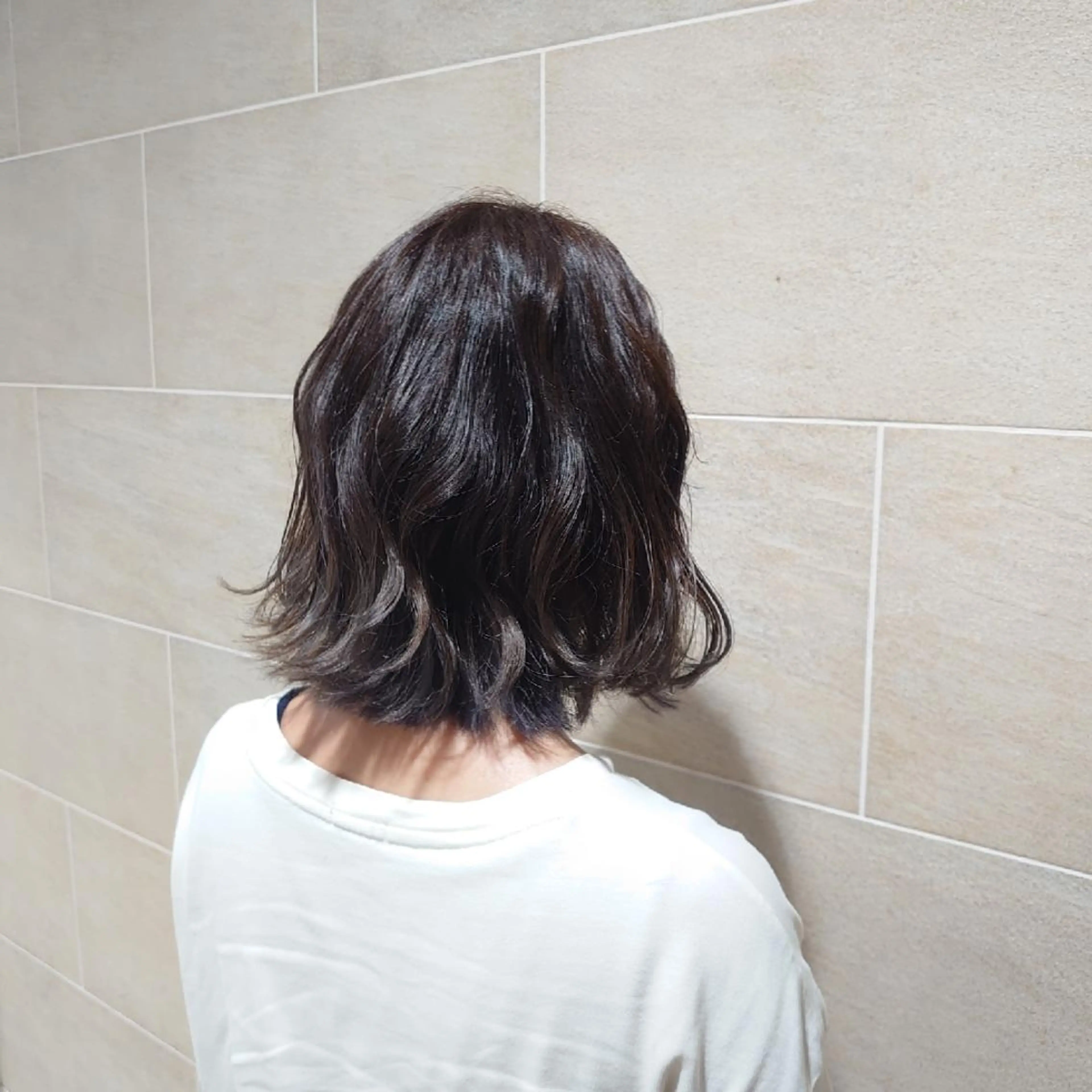 ミディアム カラー 宮本  星羅のヘアスタイル