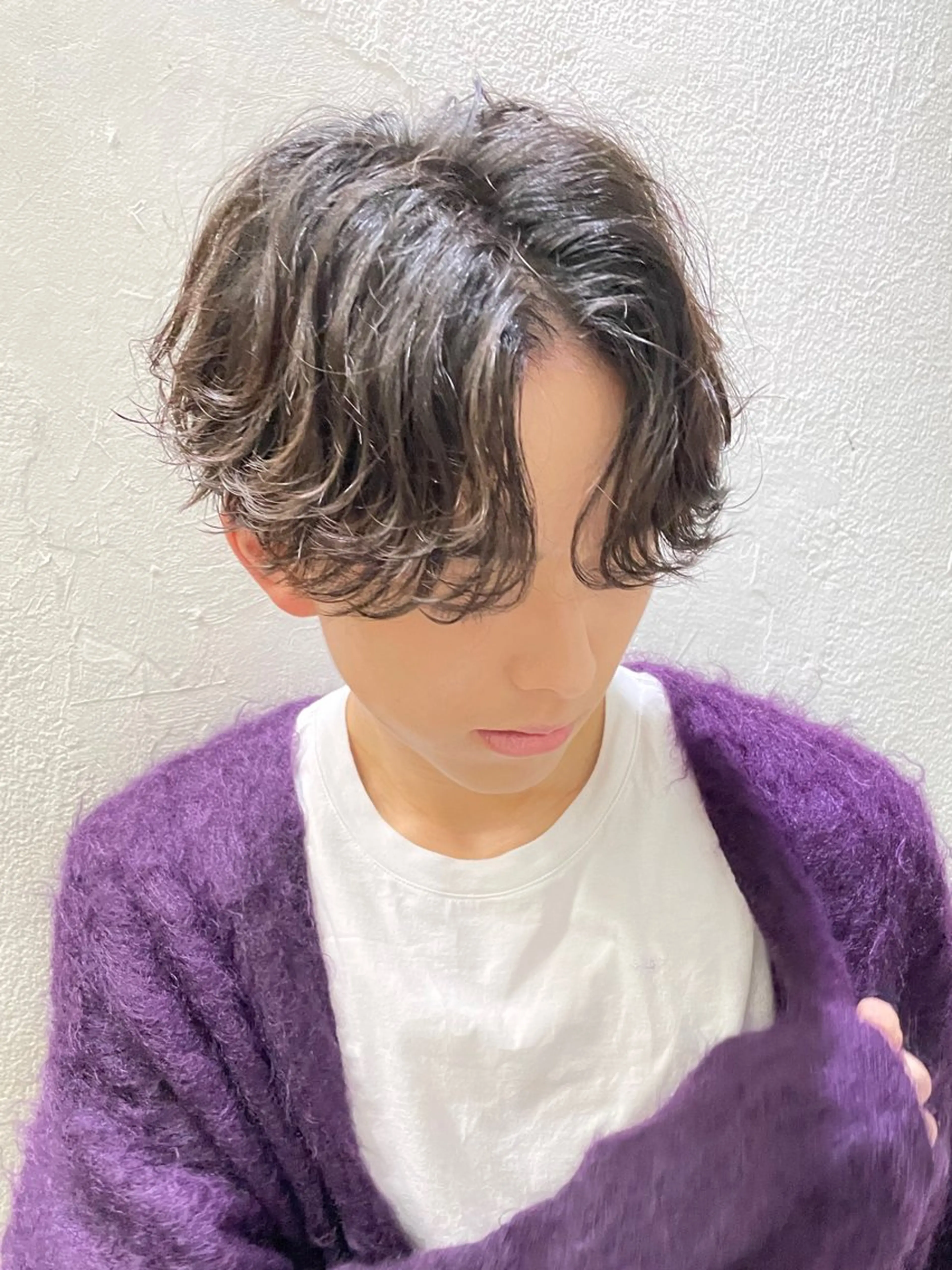 メンズ メンズパーマ 波巻きパーマ fifth リュウセイのヘアスタイル