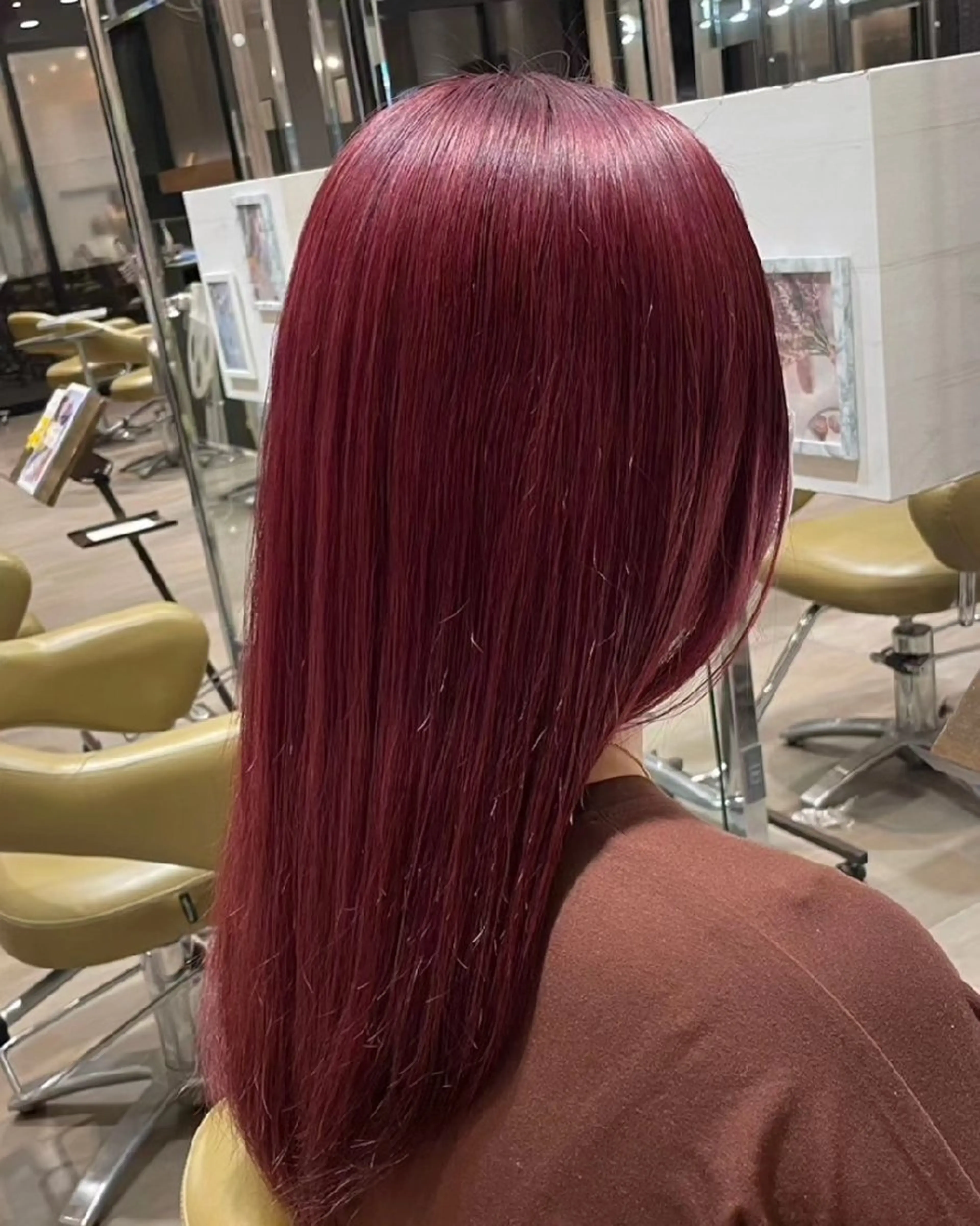 ロング カラー 髪質改善/ハイトーン /デザイン見正 恵弥のヘアスタイル